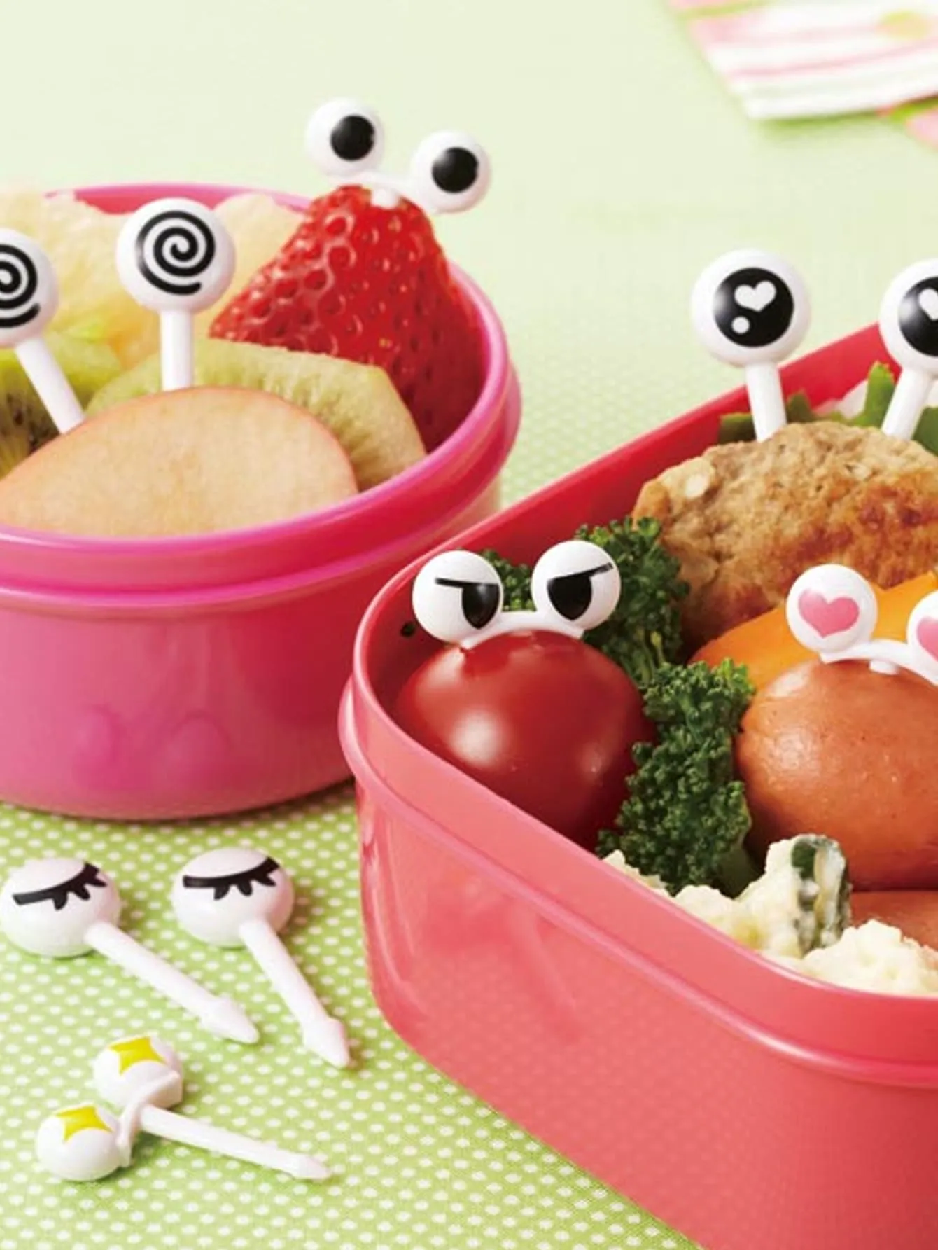 10pcs Random Cartoon Fruit Fork