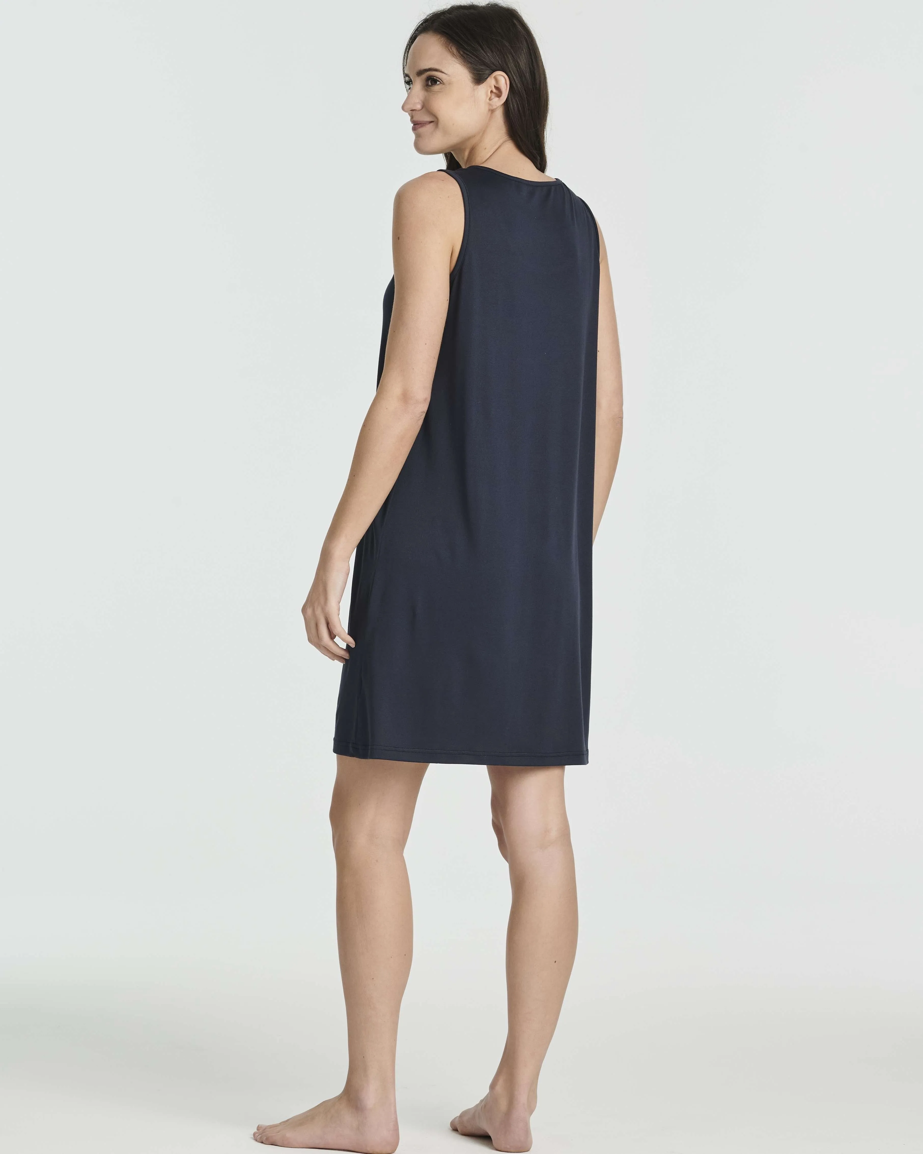 3 Pack: Women's Scoop Neck Sleeveless Nightgown (Available in Plus)