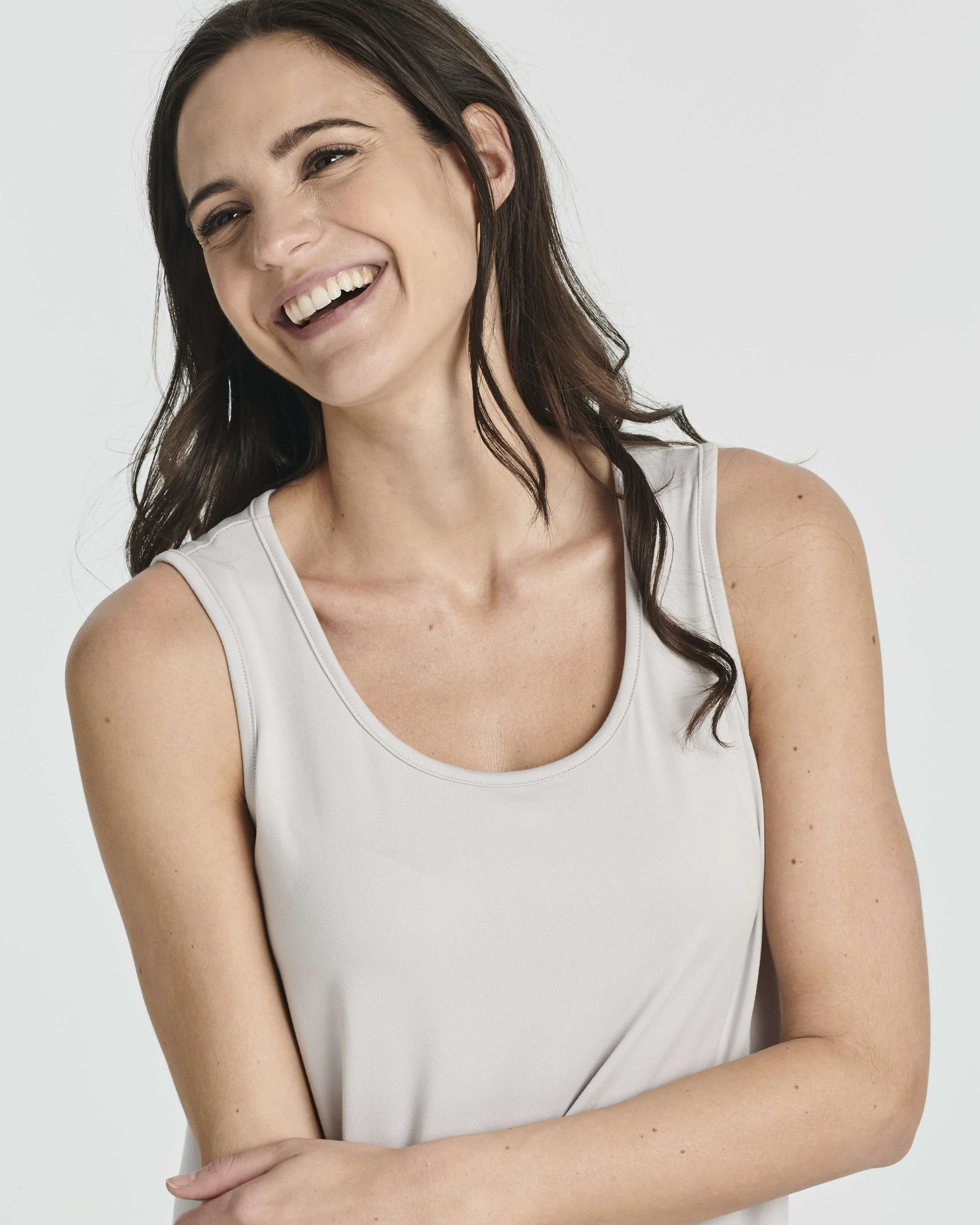3 Pack: Women's Scoop Neck Sleeveless Nightgown (Available in Plus)
