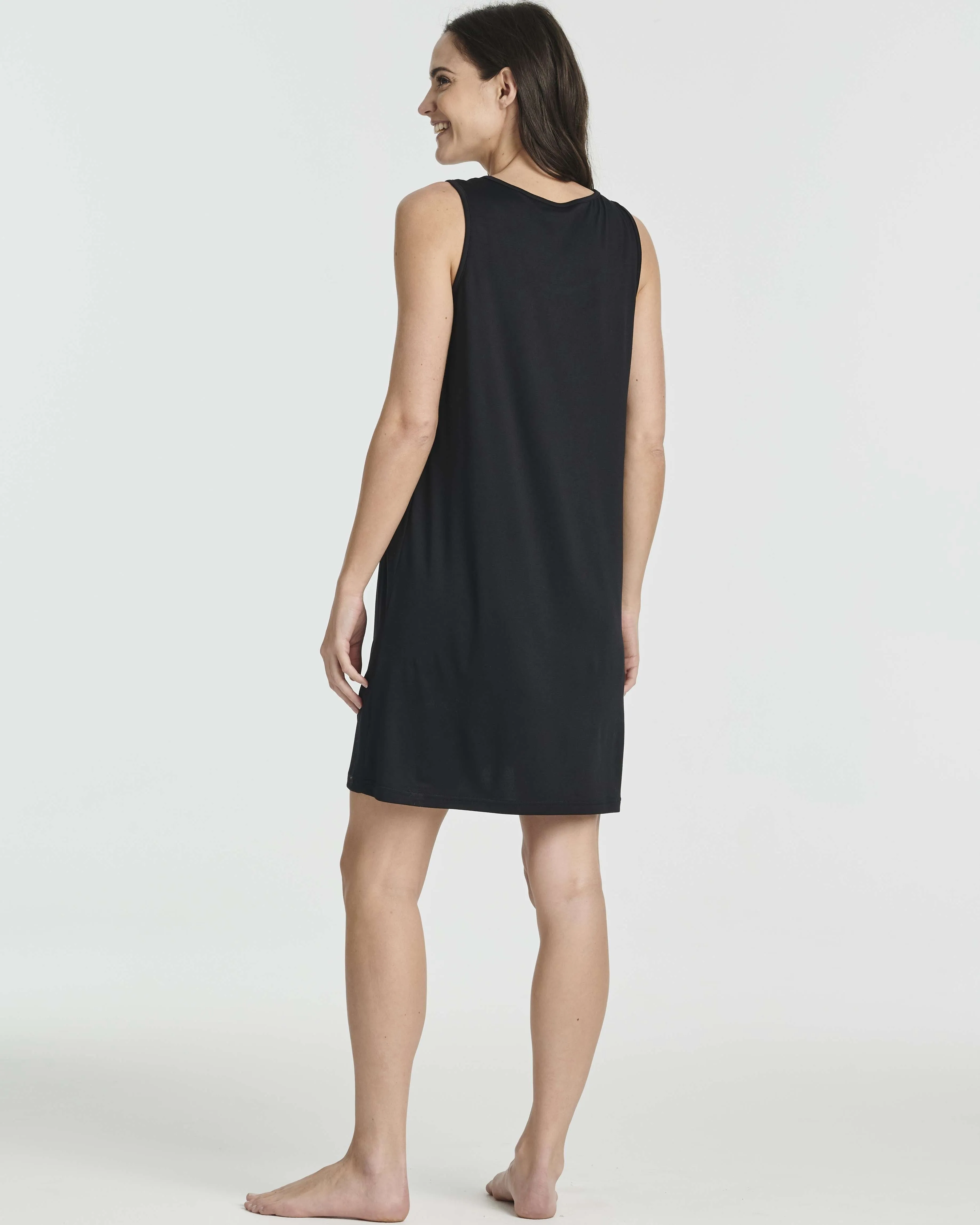 3 Pack: Women's Scoop Neck Sleeveless Nightgown (Available in Plus)
