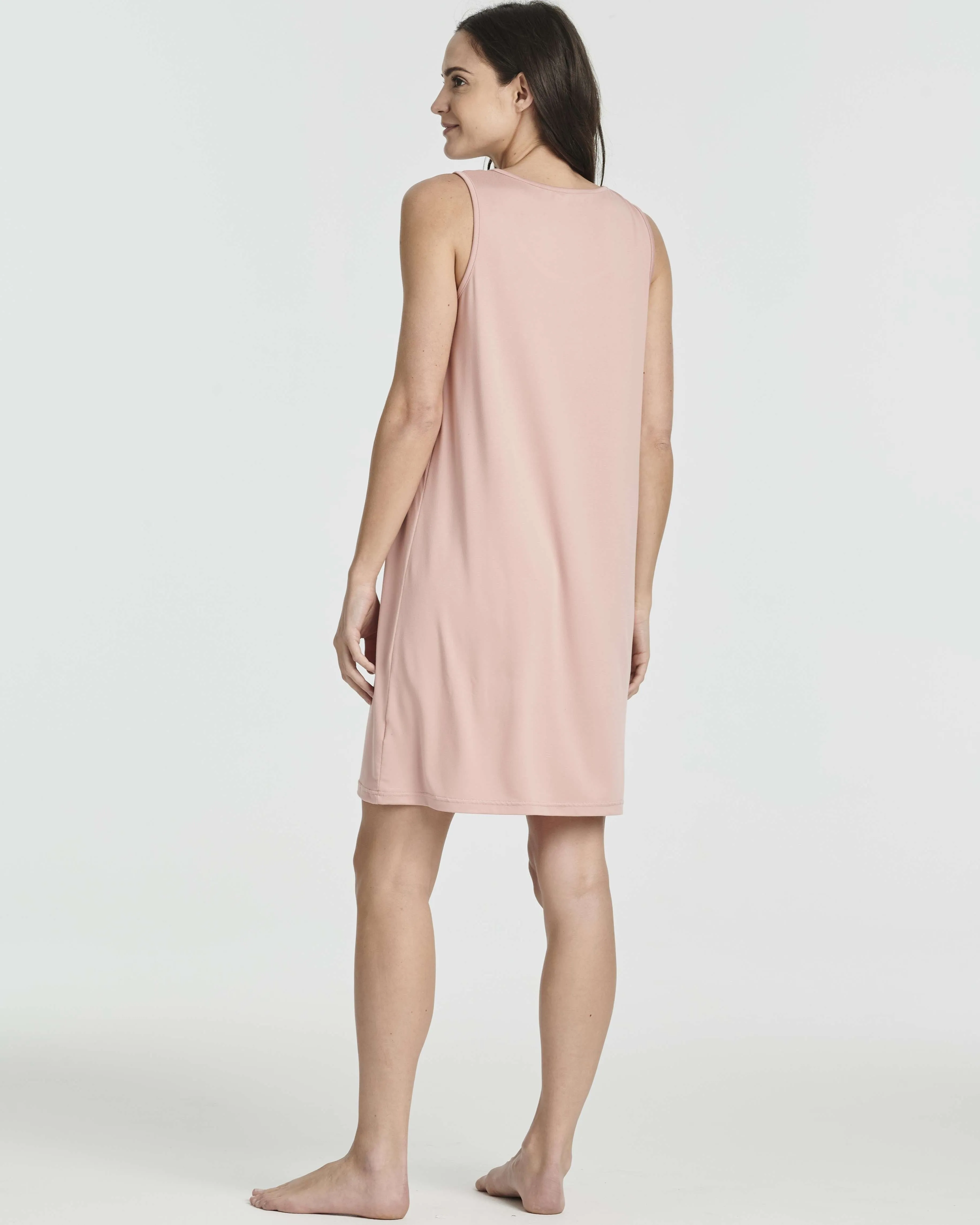 3 Pack: Women's Scoop Neck Sleeveless Nightgown (Available in Plus)