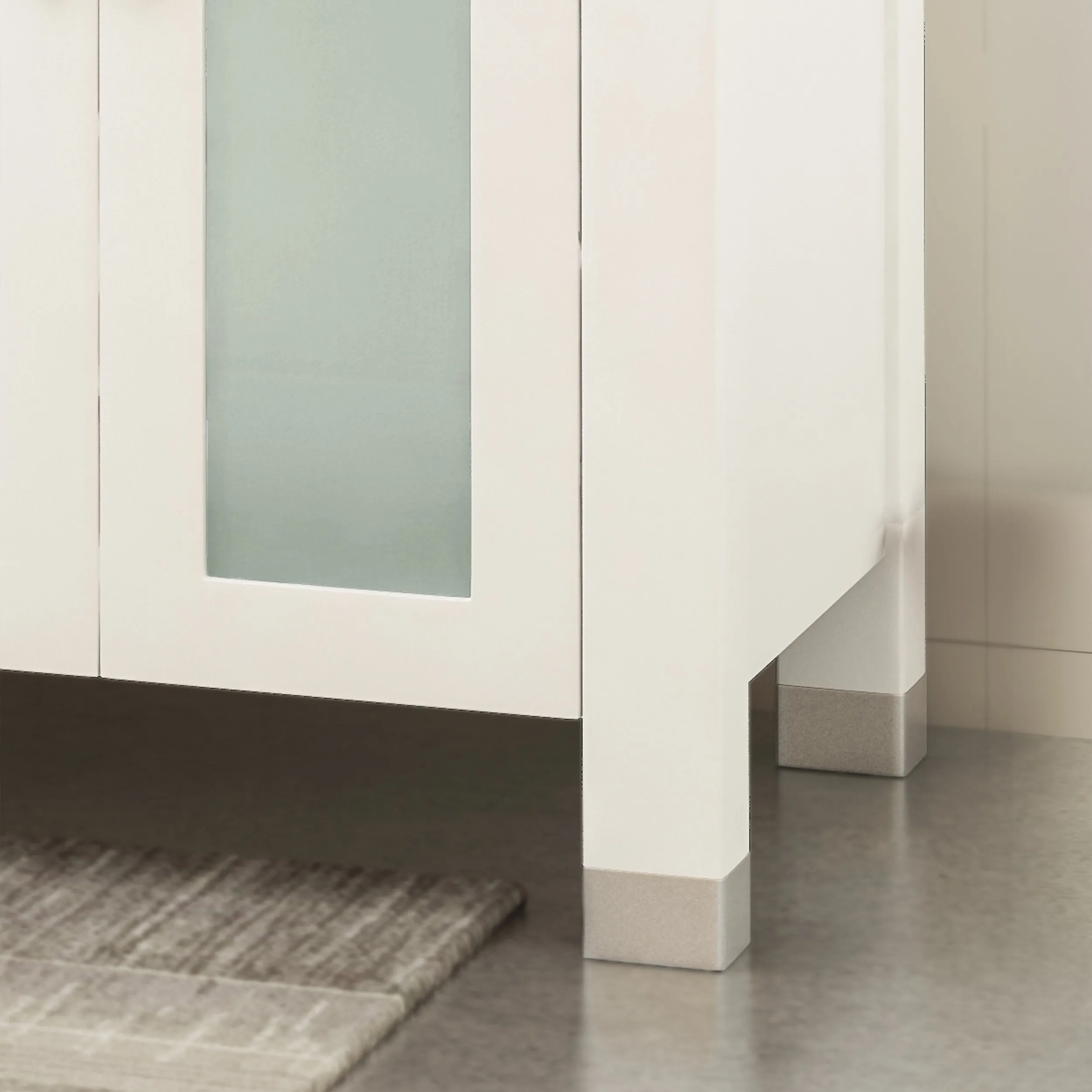 60" Wood Double Sink Bathroom Vanity with Marble Counter Top with Carrara White Marble - NH619703