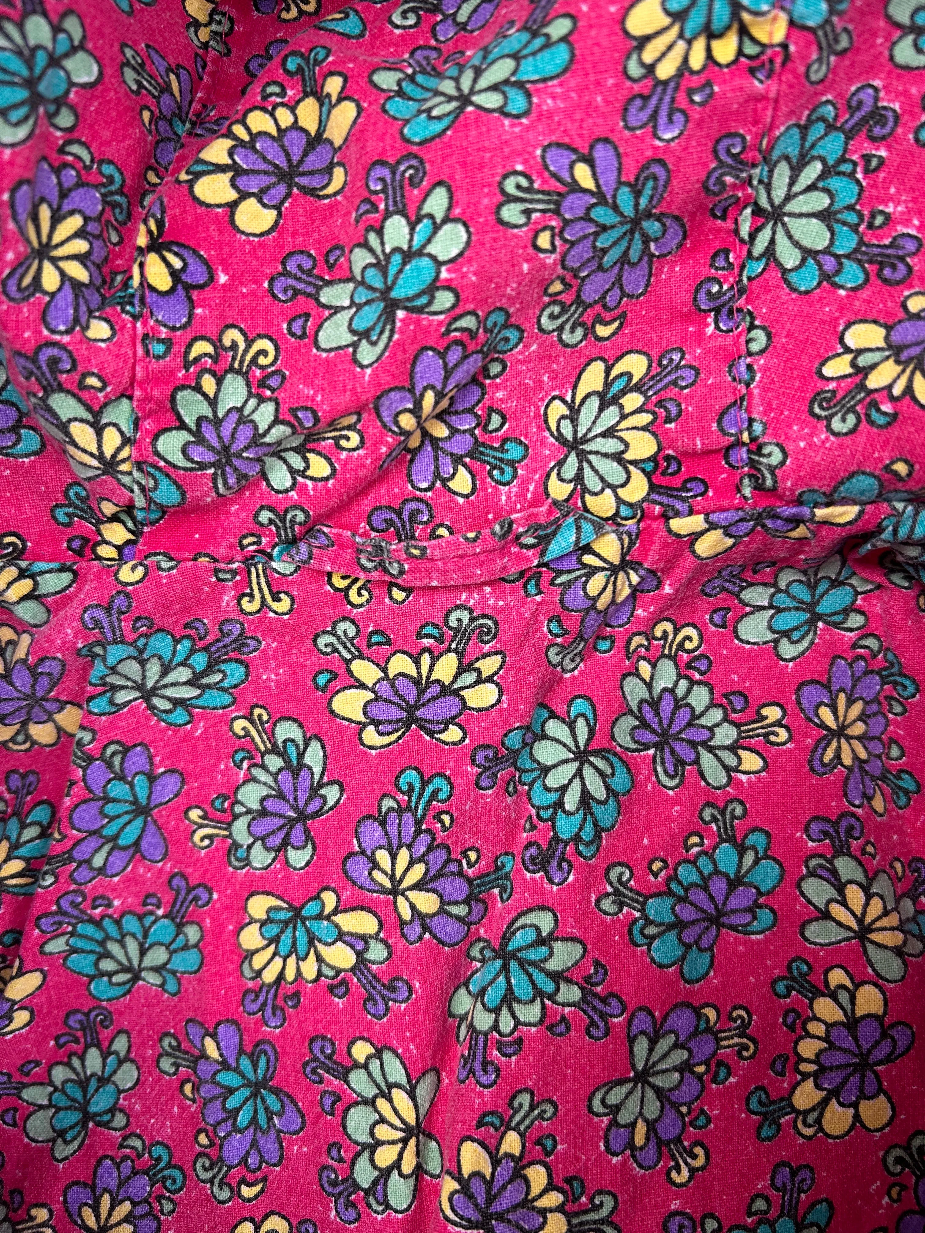 80s pink floral jacket  2y (92cm)