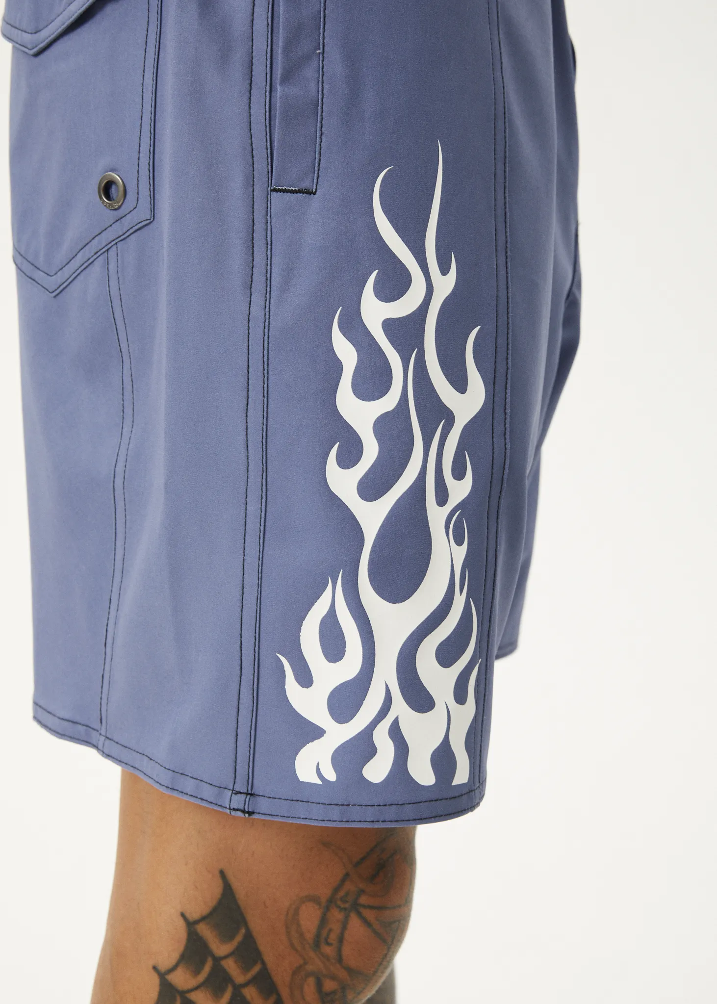 AFENDS Mens Scorched - Surf Related Boardshorts 18 Inch - Marlin