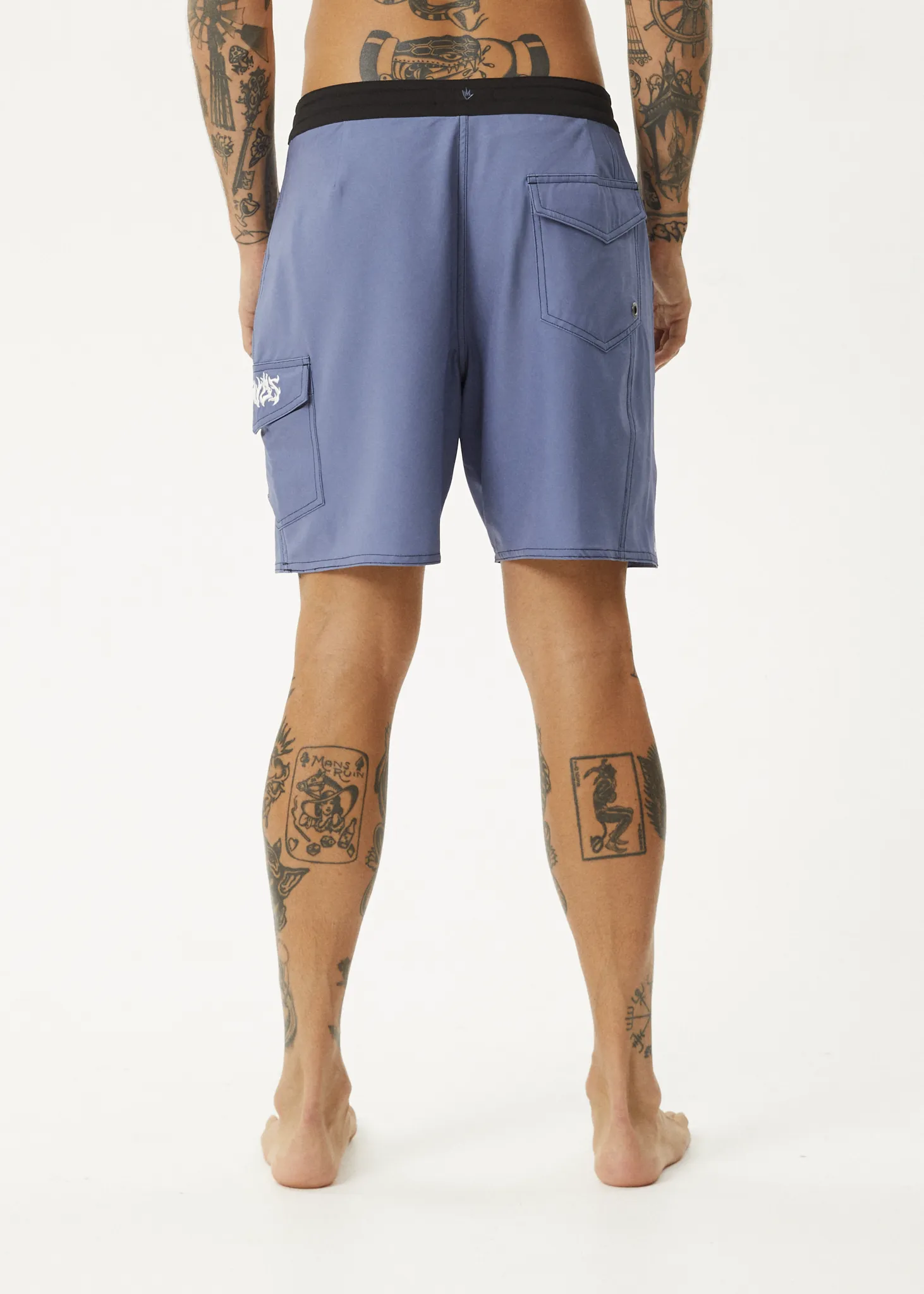 AFENDS Mens Scorched - Surf Related Boardshorts 18 Inch - Marlin