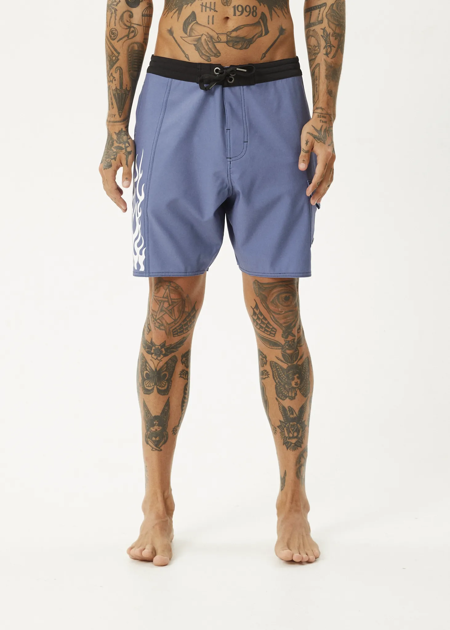 AFENDS Mens Scorched - Surf Related Boardshorts 18 Inch - Marlin