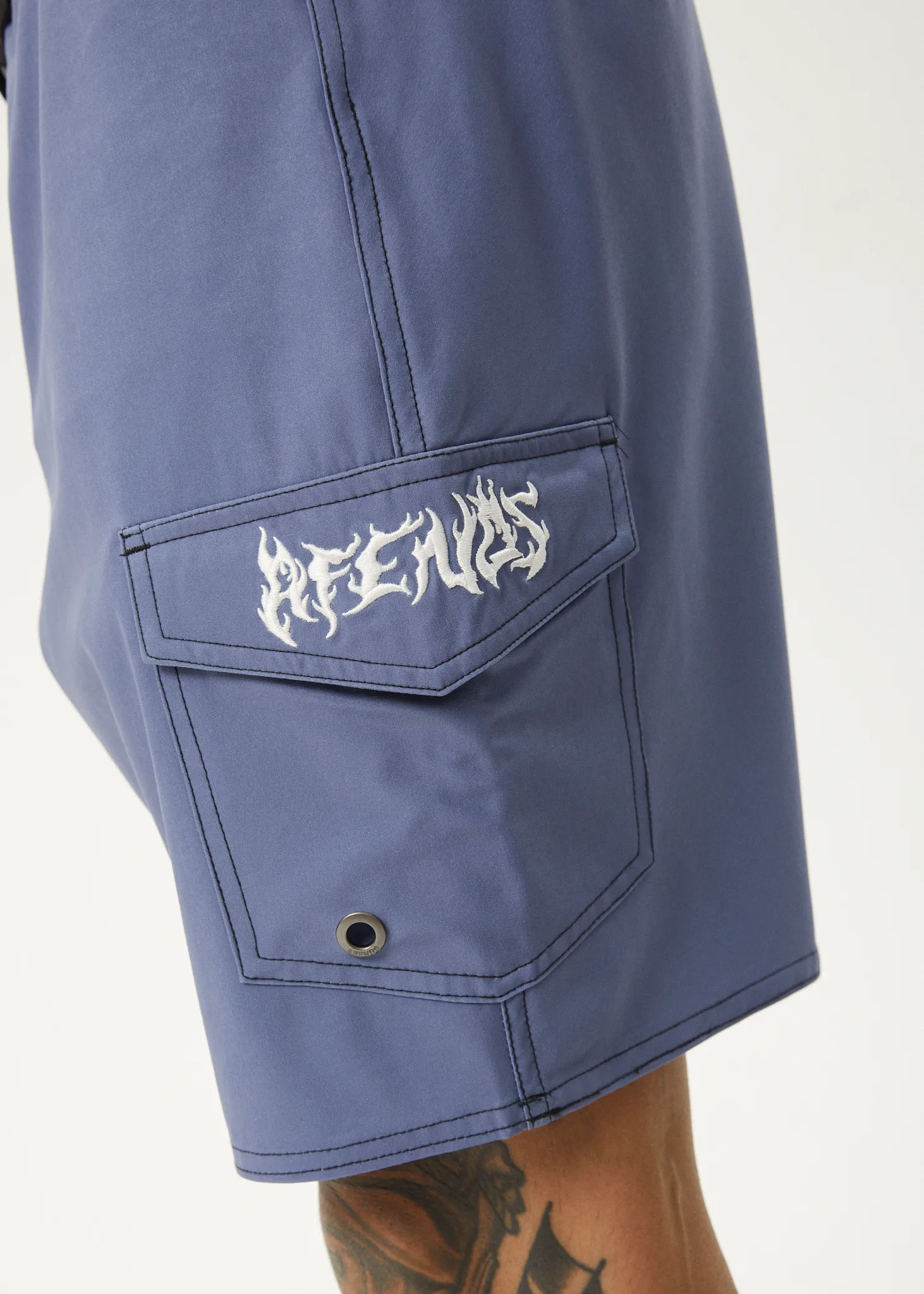 AFENDS Mens Scorched - Surf Related Boardshorts 18 Inch - Marlin