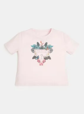 Ballet Pink Floral Midi T-Shirt (8-16)