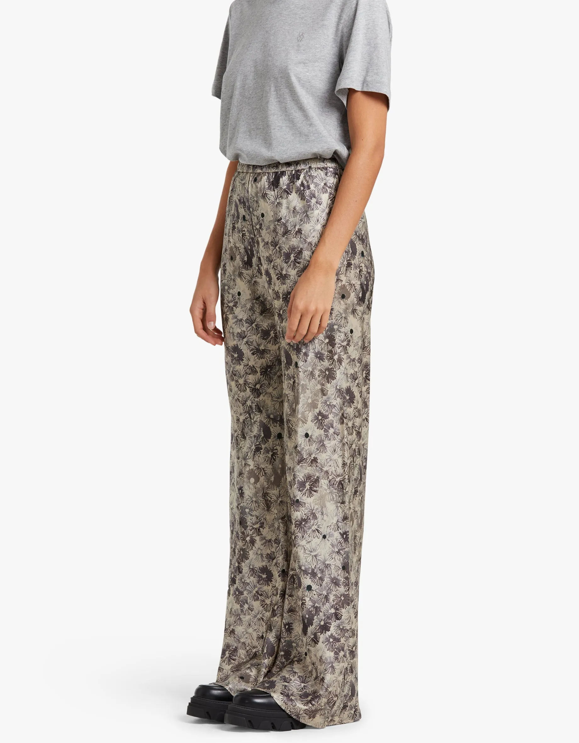Bias Cut Pants - Aster Floral