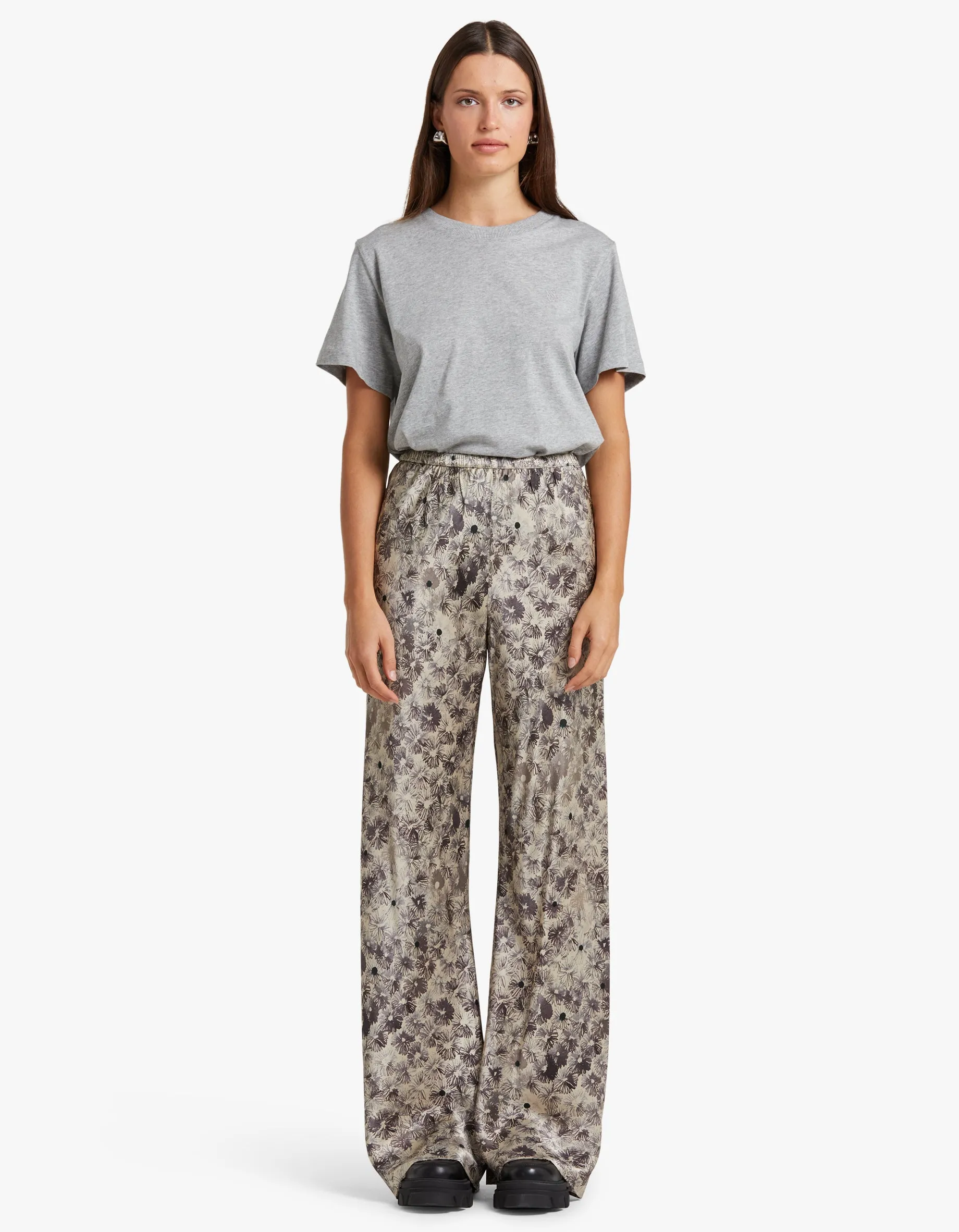 Bias Cut Pants - Aster Floral