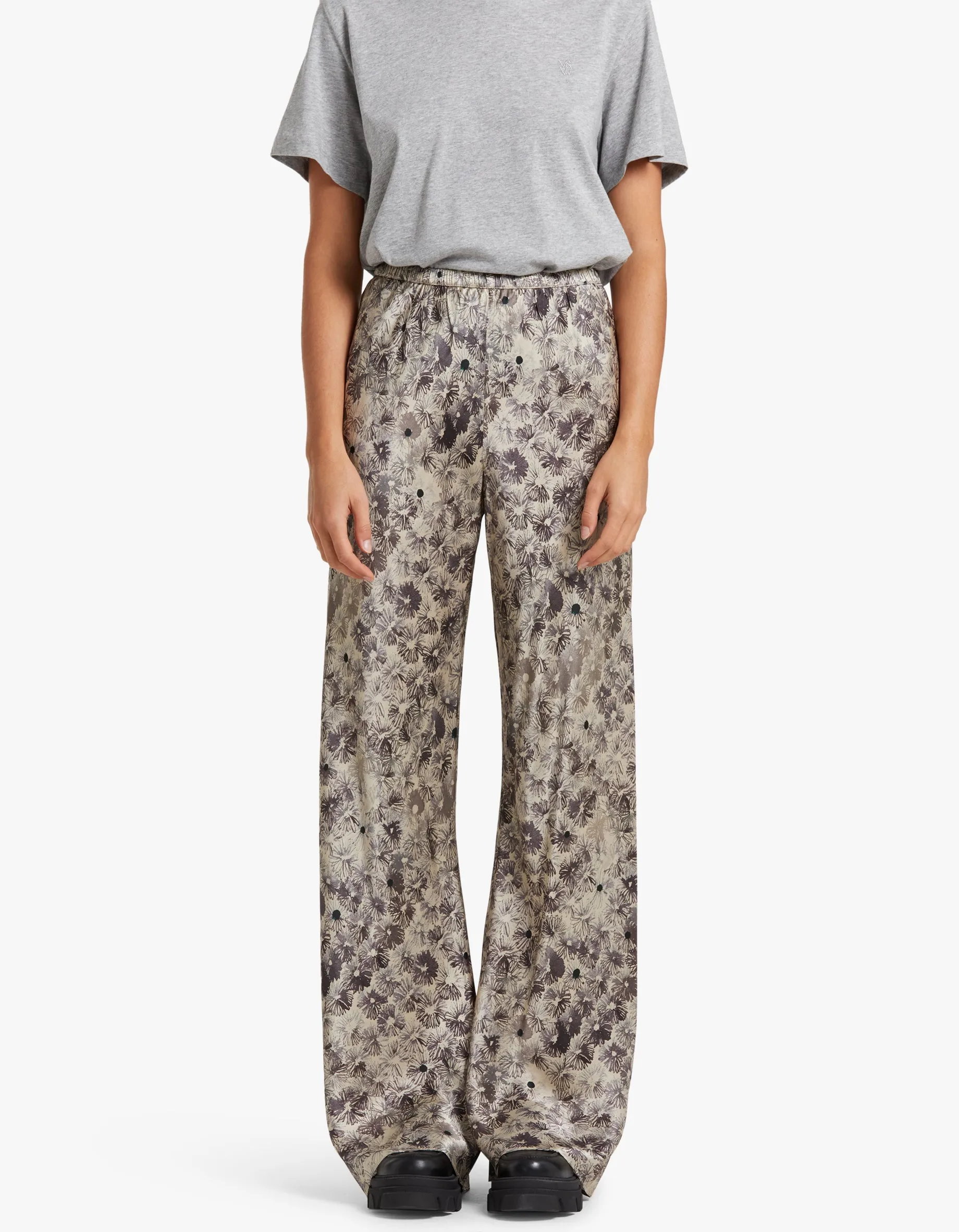 Bias Cut Pants - Aster Floral