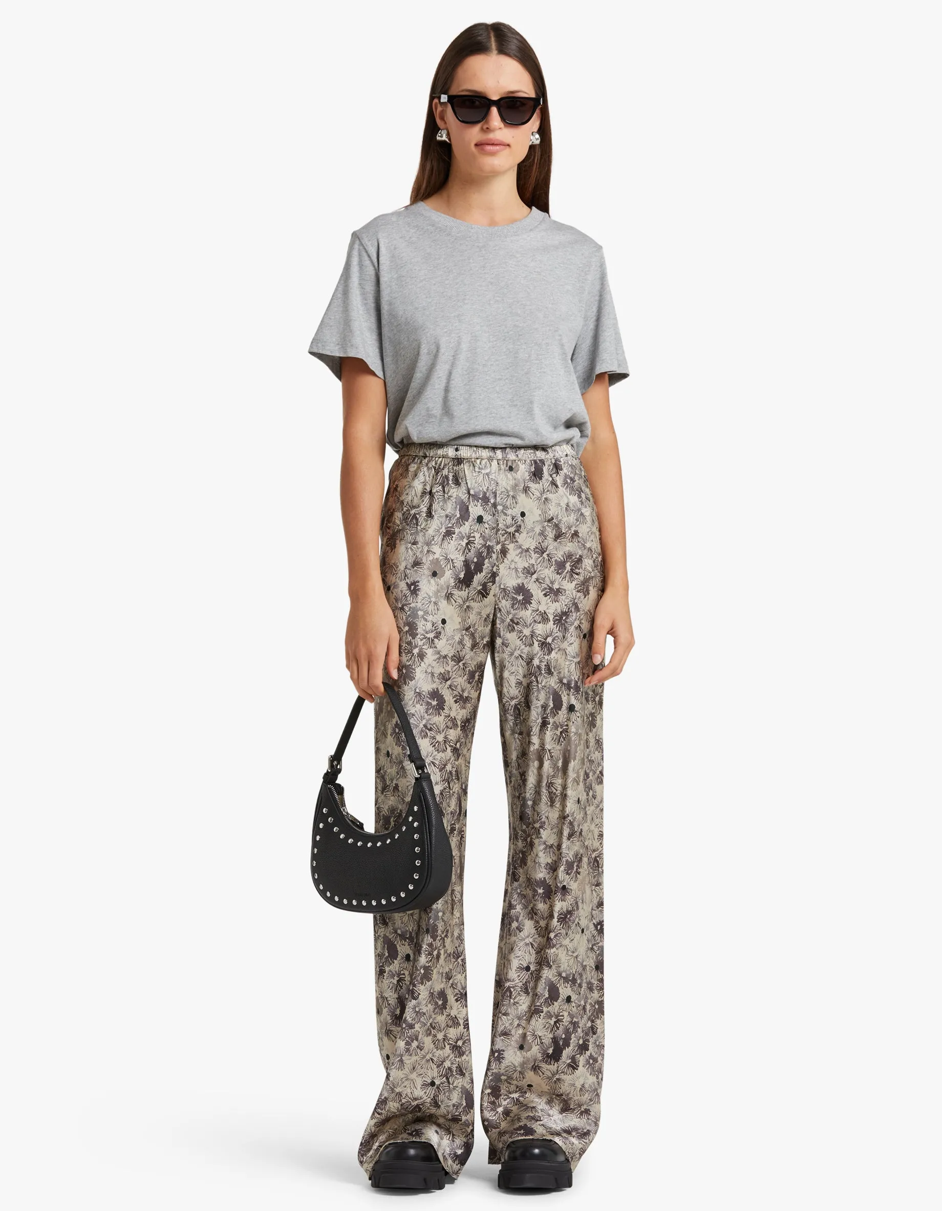 Bias Cut Pants - Aster Floral