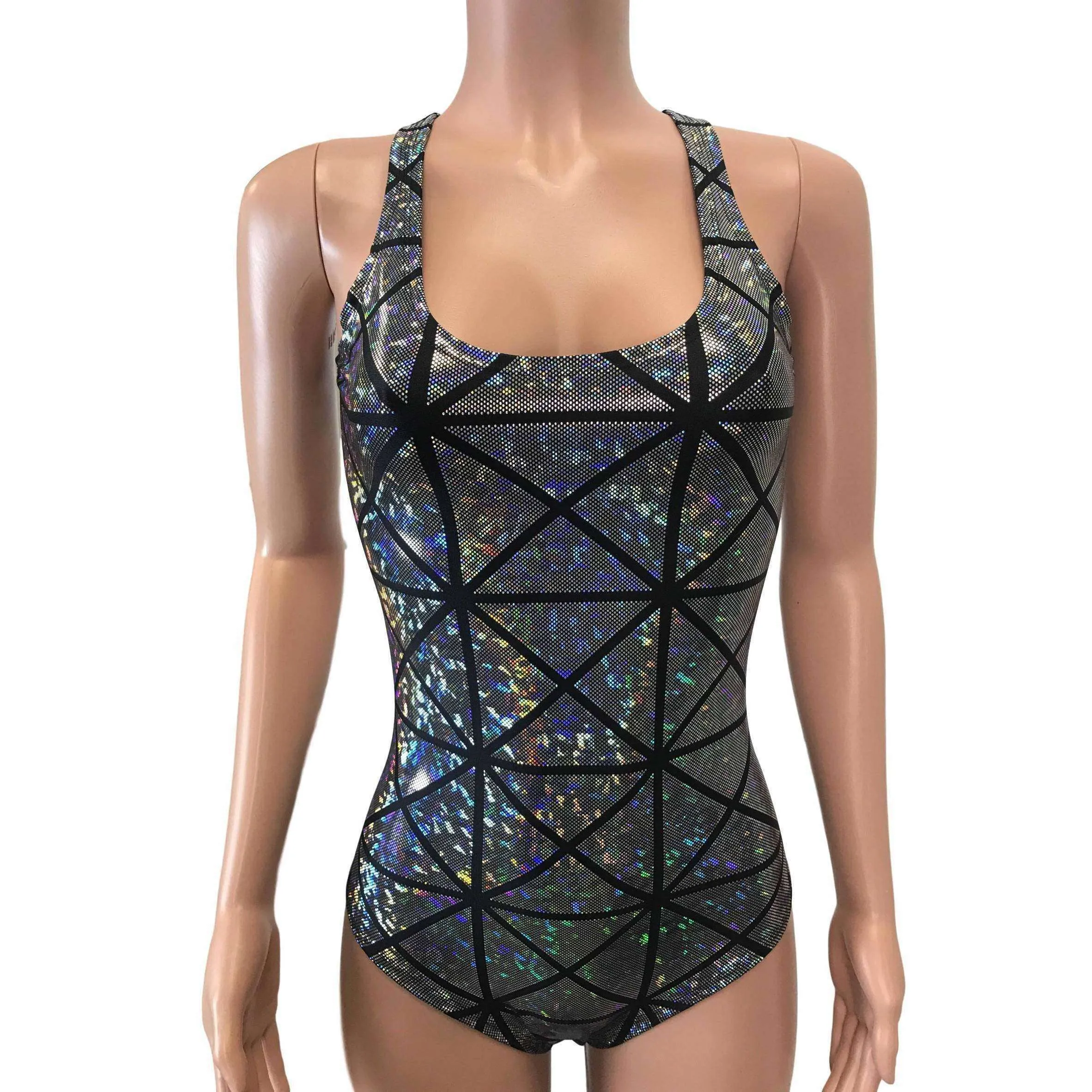 Bodysuit - Silver Glass Pane