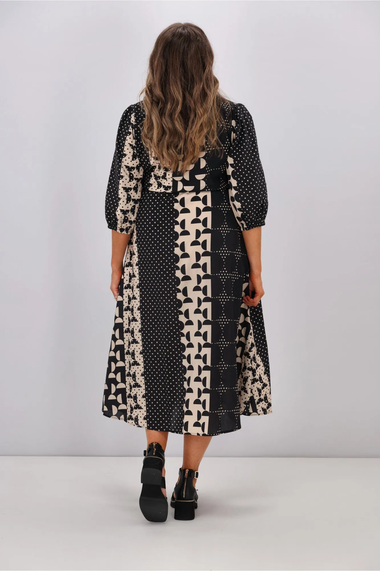 Boho Australia Mandy Polka Dot Midi Dress