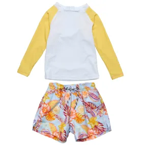 Boho Tropical Sustainable LS Baby Set