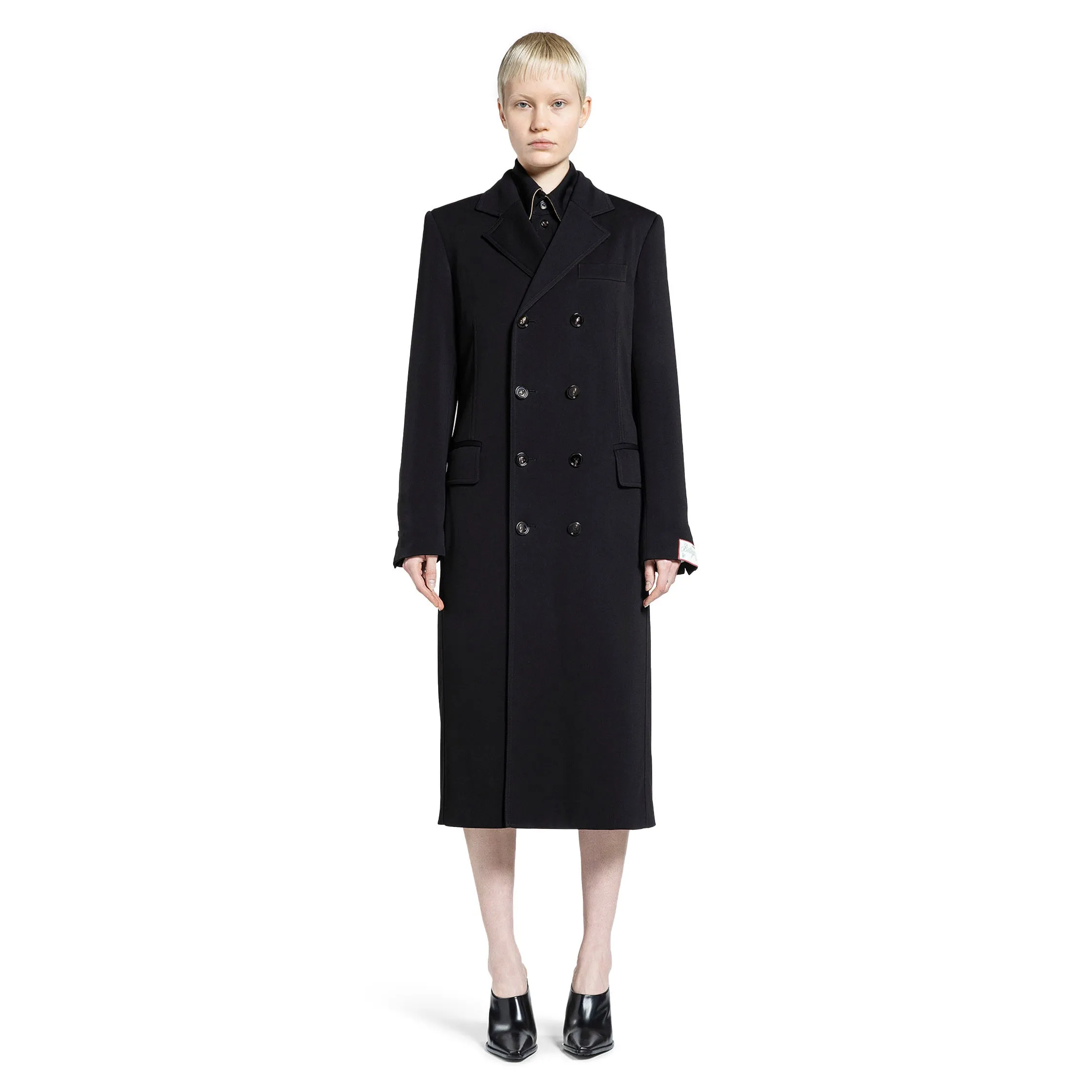 BOTTEGA VENETA WOMAN BLACK COATS