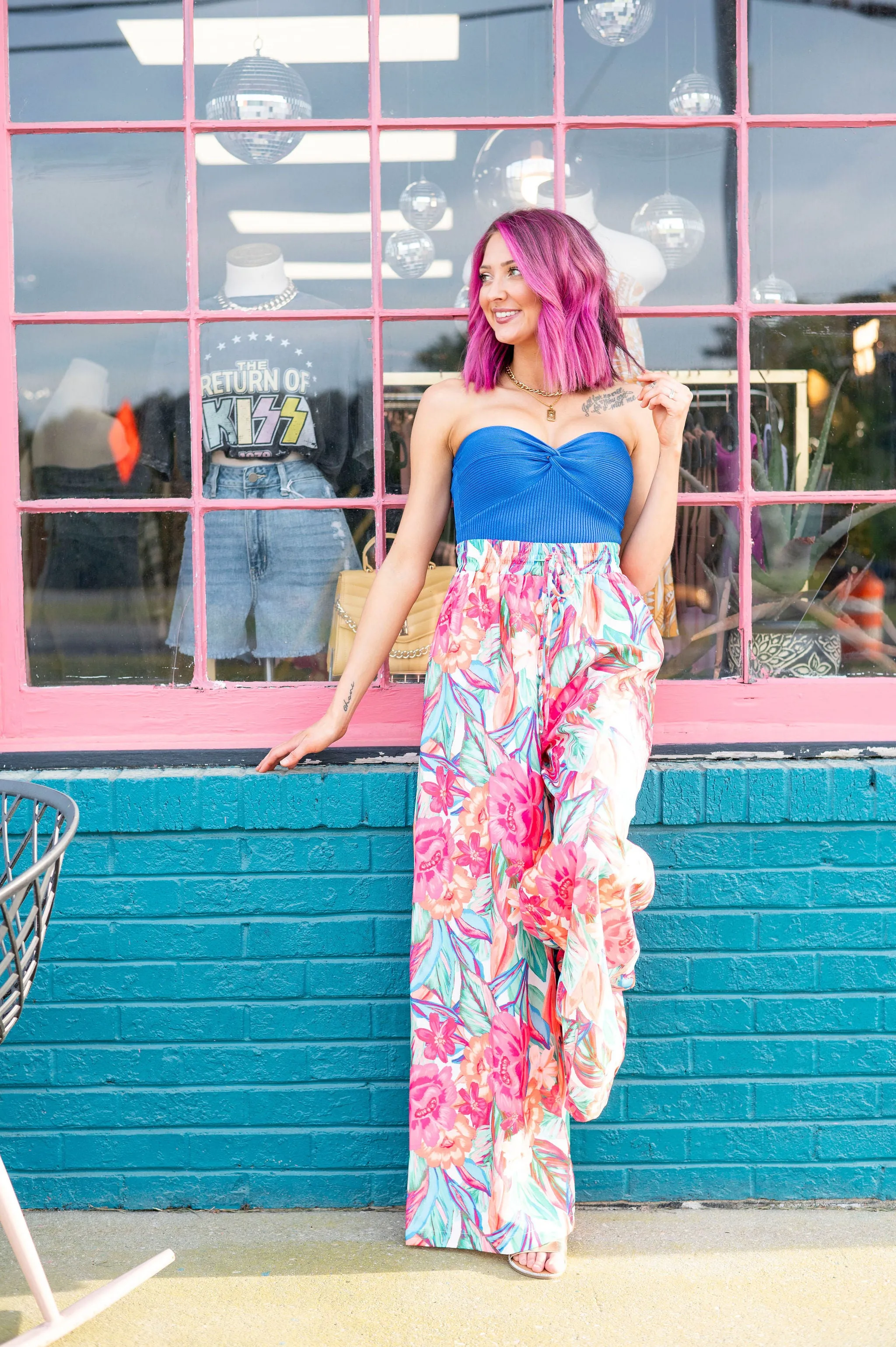 Bright Disposition Palazzo Pants