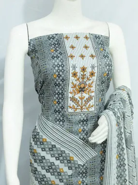 Cotton mix Printed Churidar Material