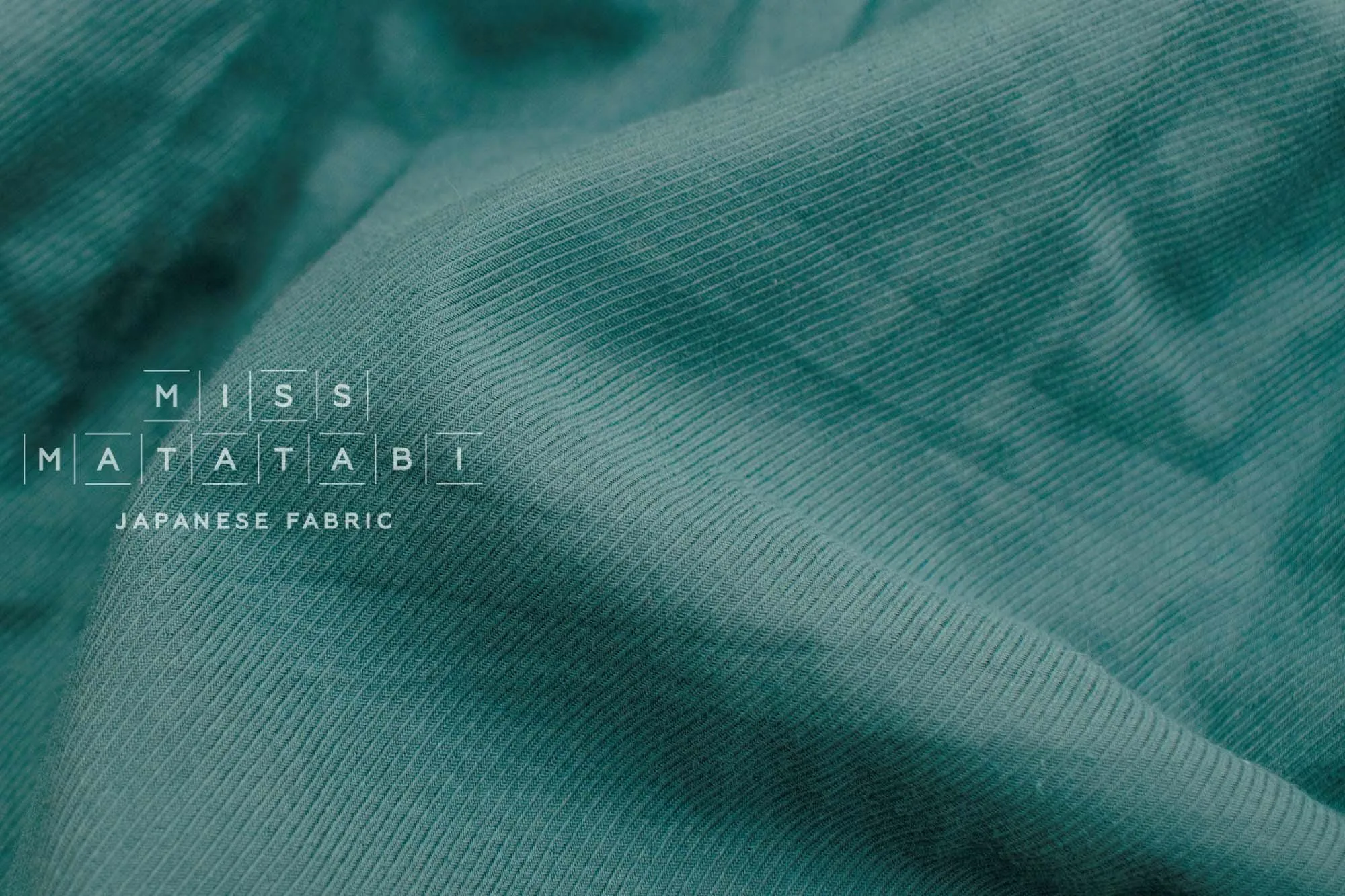 Cotton Solid Double Face Twill   Gauze - green