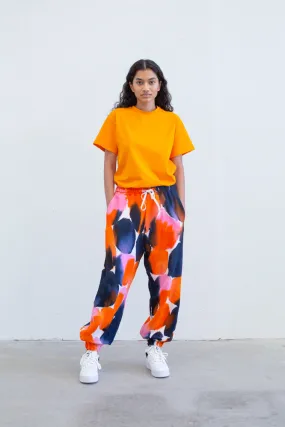DANNY  SWEAT PANT  - Navy/Orange/Pink