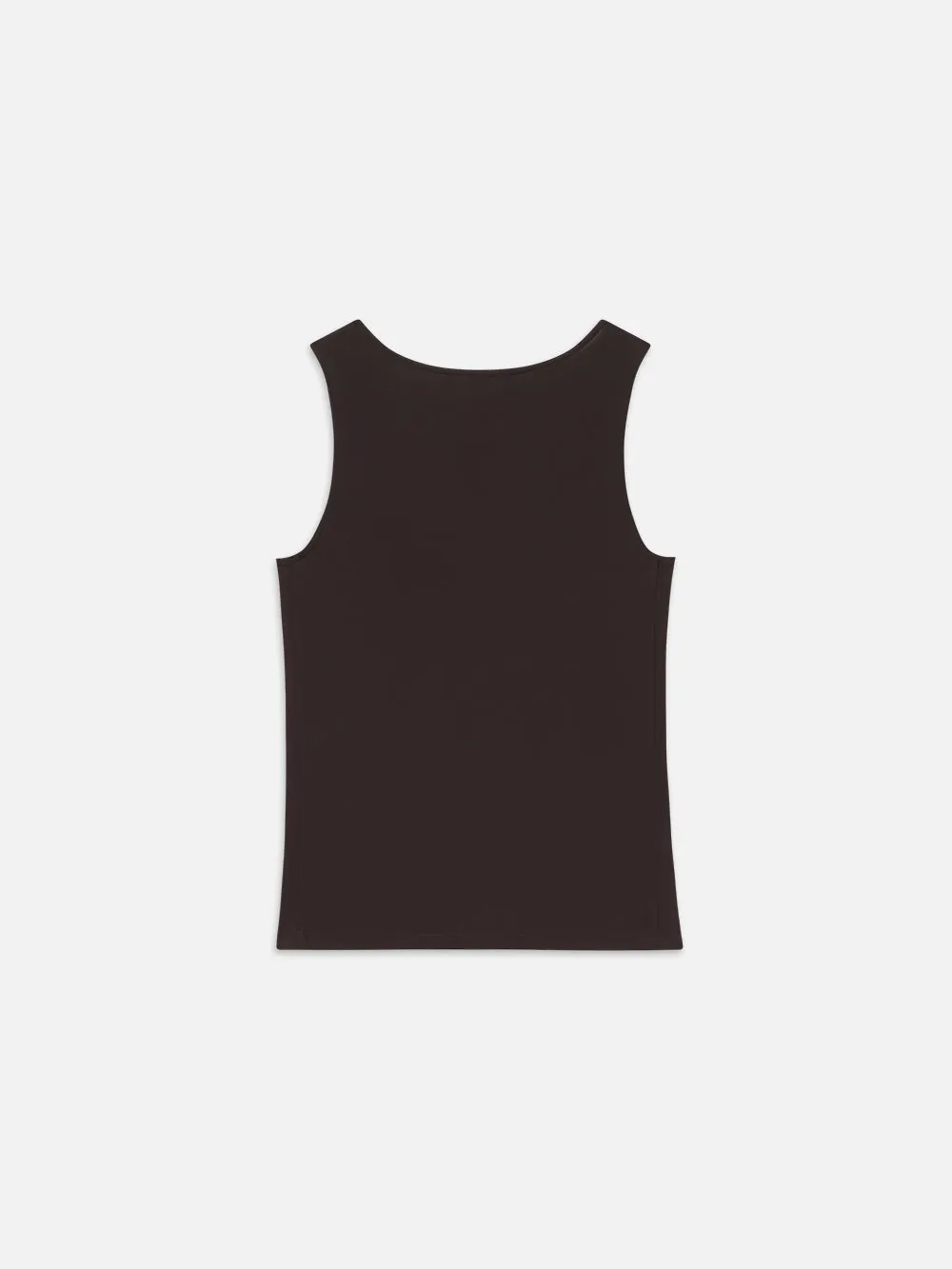 Deep V Tank -- Chocolate Brown