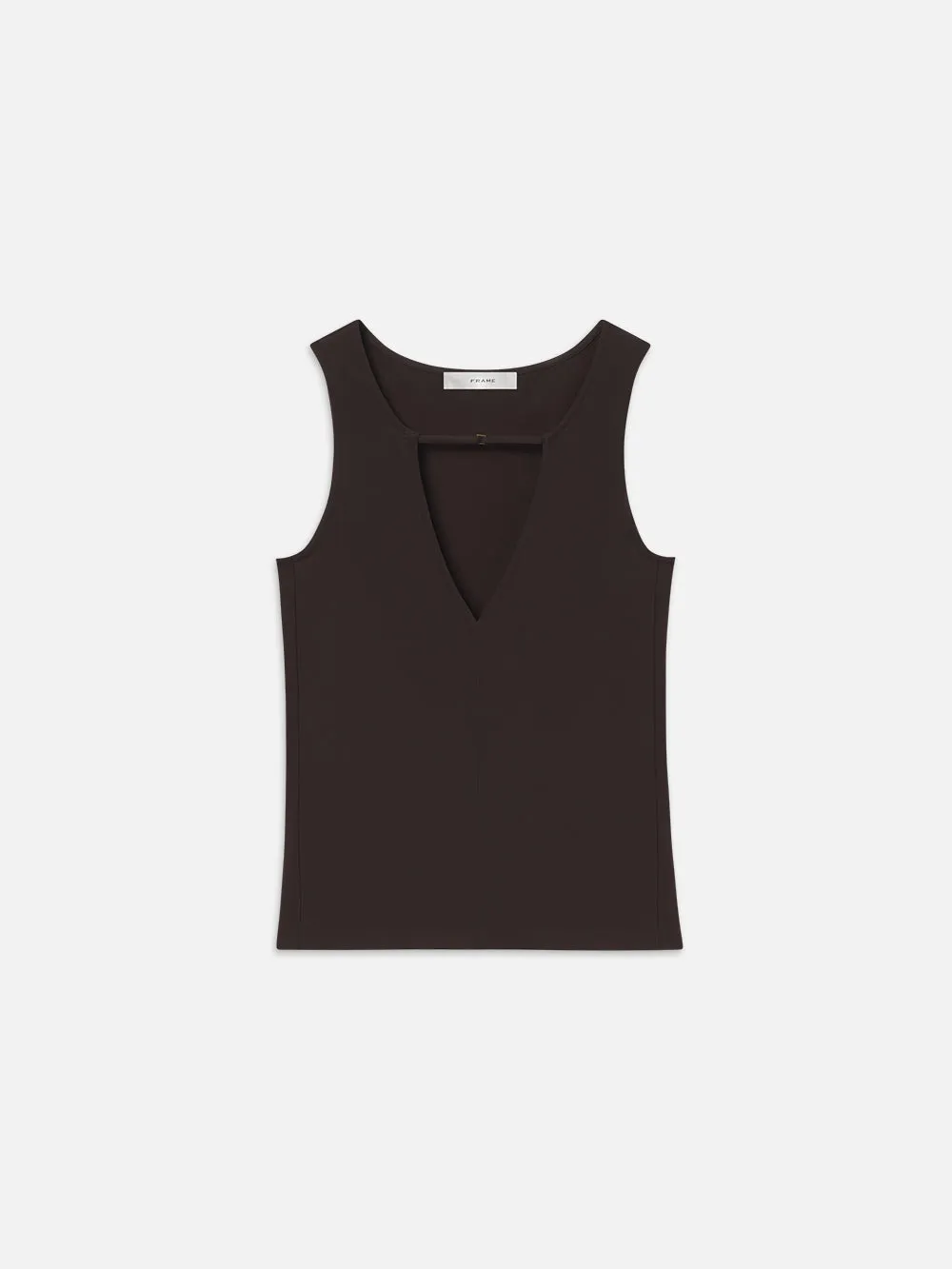 Deep V Tank -- Chocolate Brown