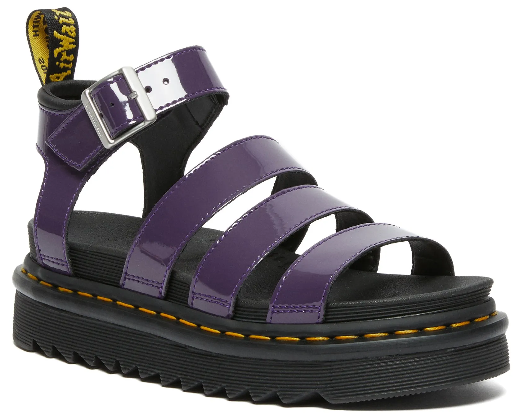 Dr. Martens Women's Blaire Black Currant Patent Lamper
