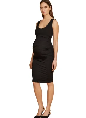 Ellis Maternity Tank Dress - Black