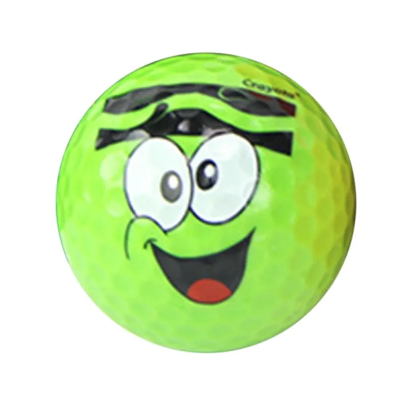 Golf Ball Cartoon Face Printed Synthetic