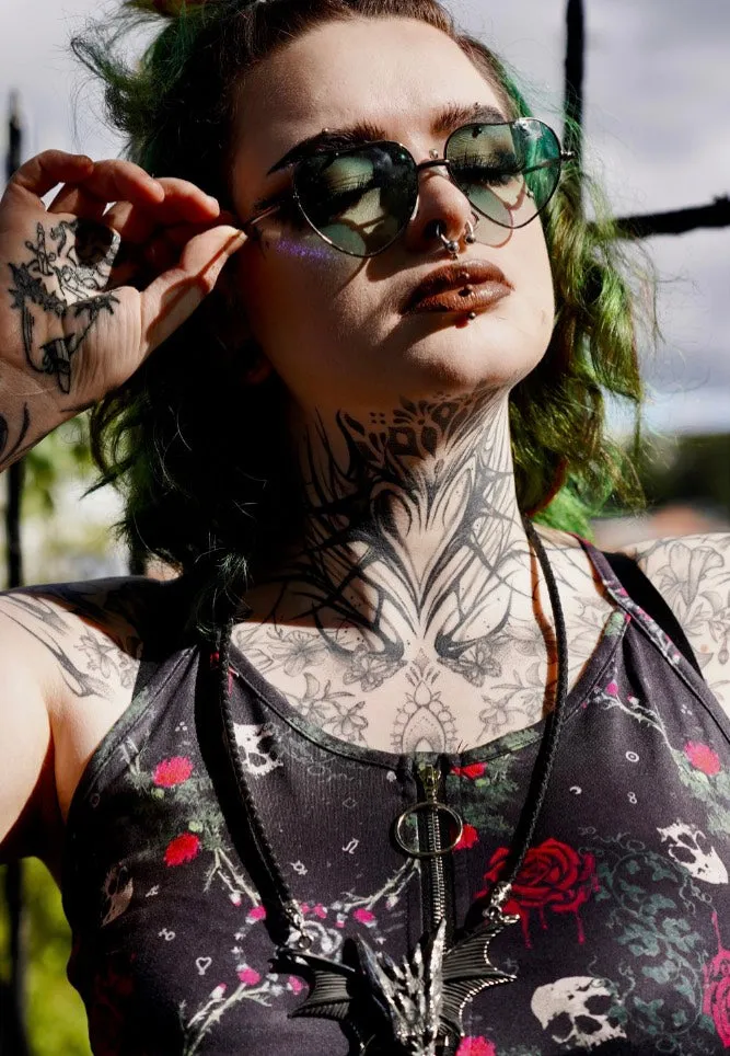 Jawbreaker - Y2K Shades In Turquoise - Sunglasses