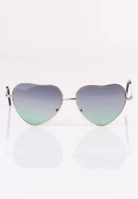 Jawbreaker - Y2K Shades In Turquoise - Sunglasses