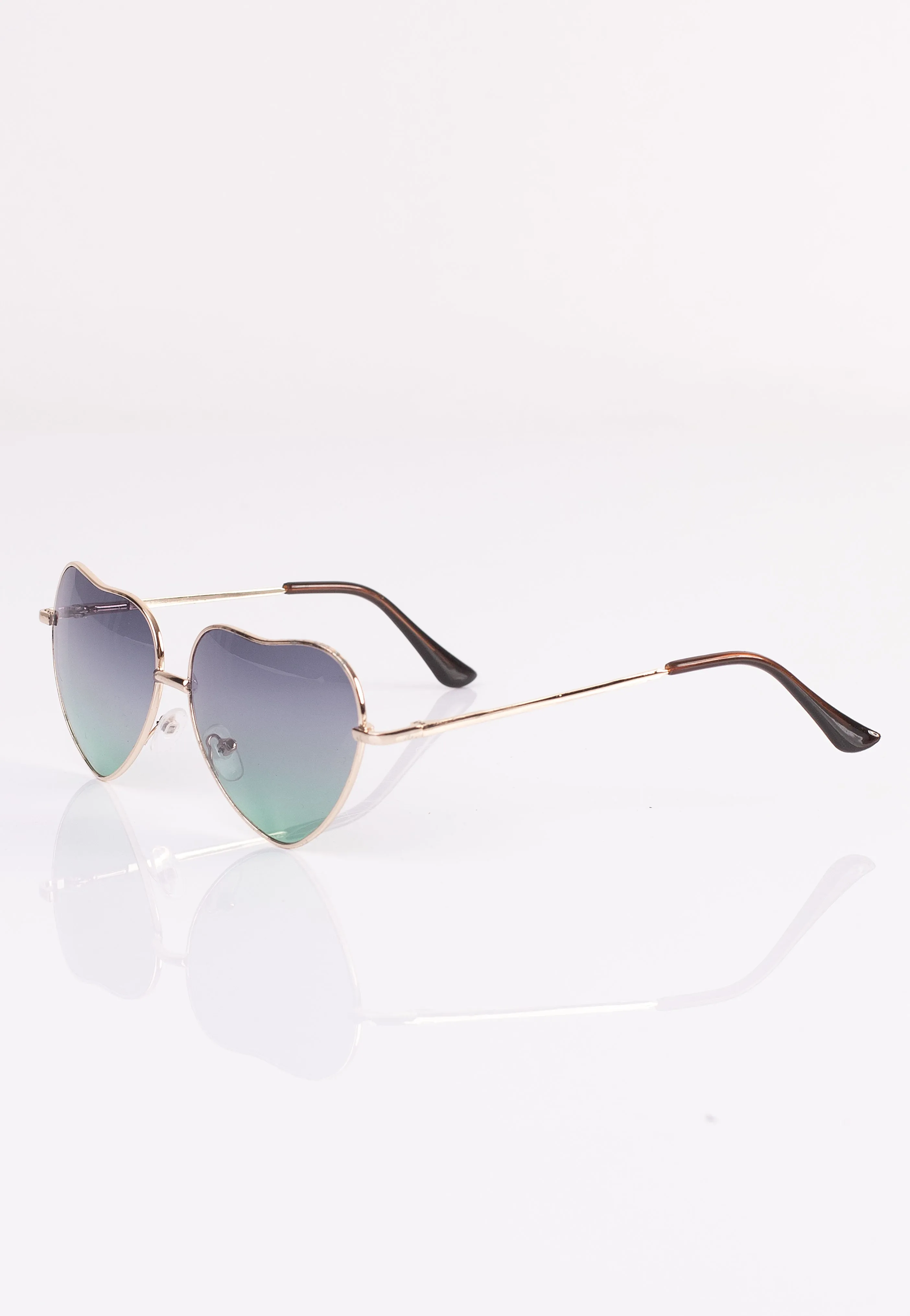 Jawbreaker - Y2K Shades In Turquoise - Sunglasses