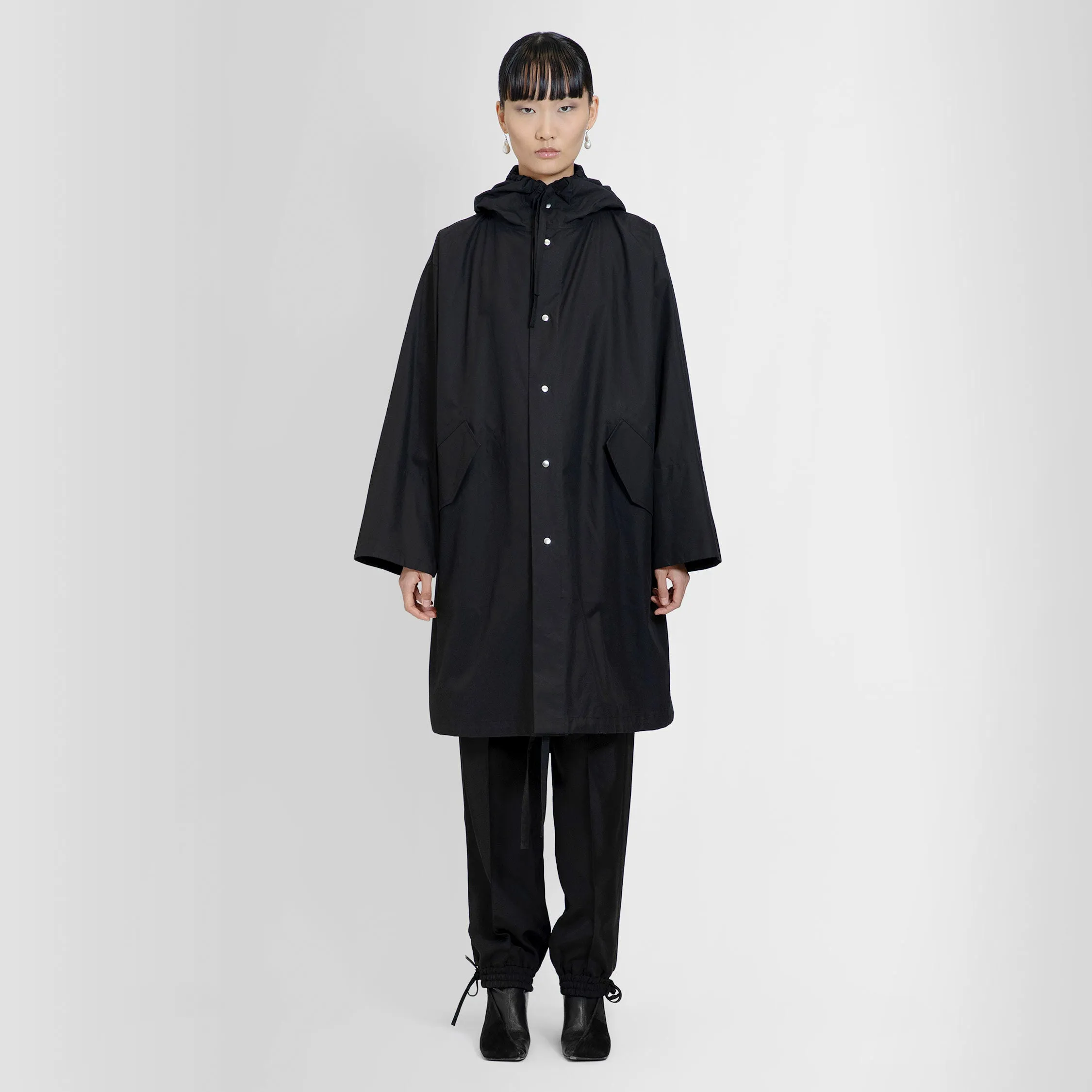 JIL SANDER WOMAN BLACK COATS