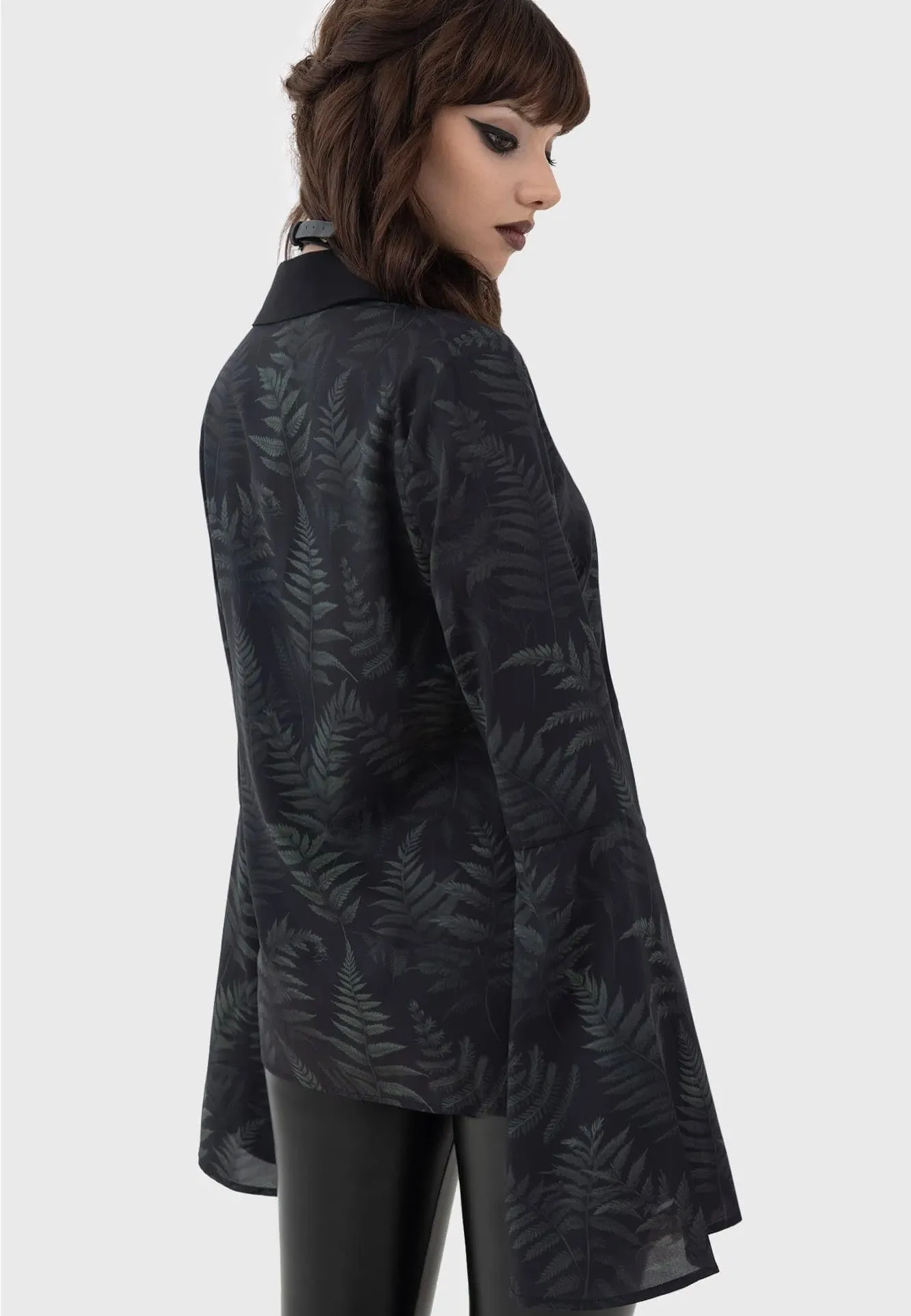Killstar - Equinoxx Shirt Black/Green - Blouse