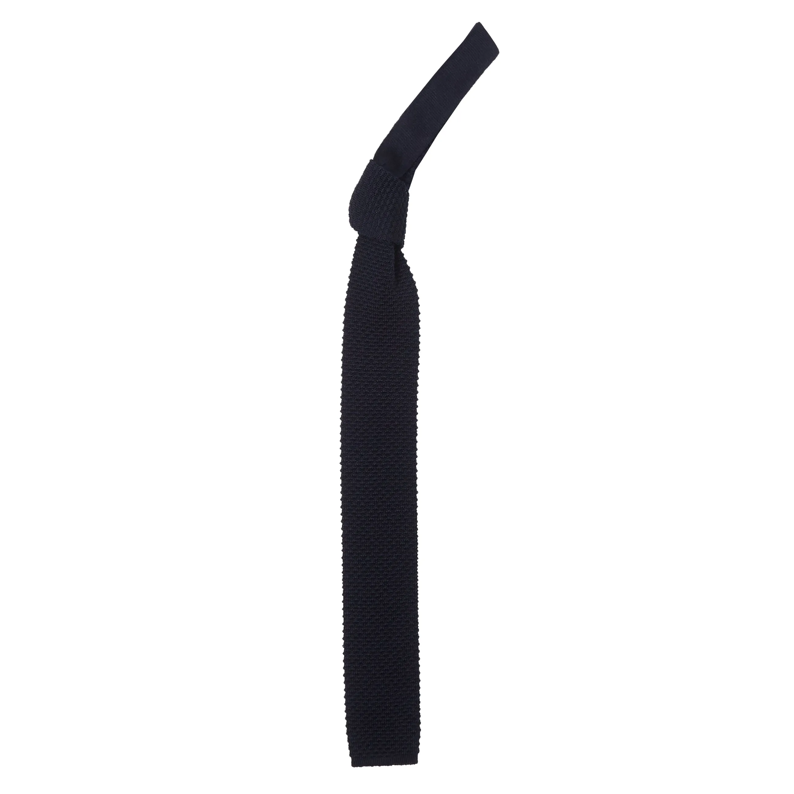 Knitted Tie - Navy