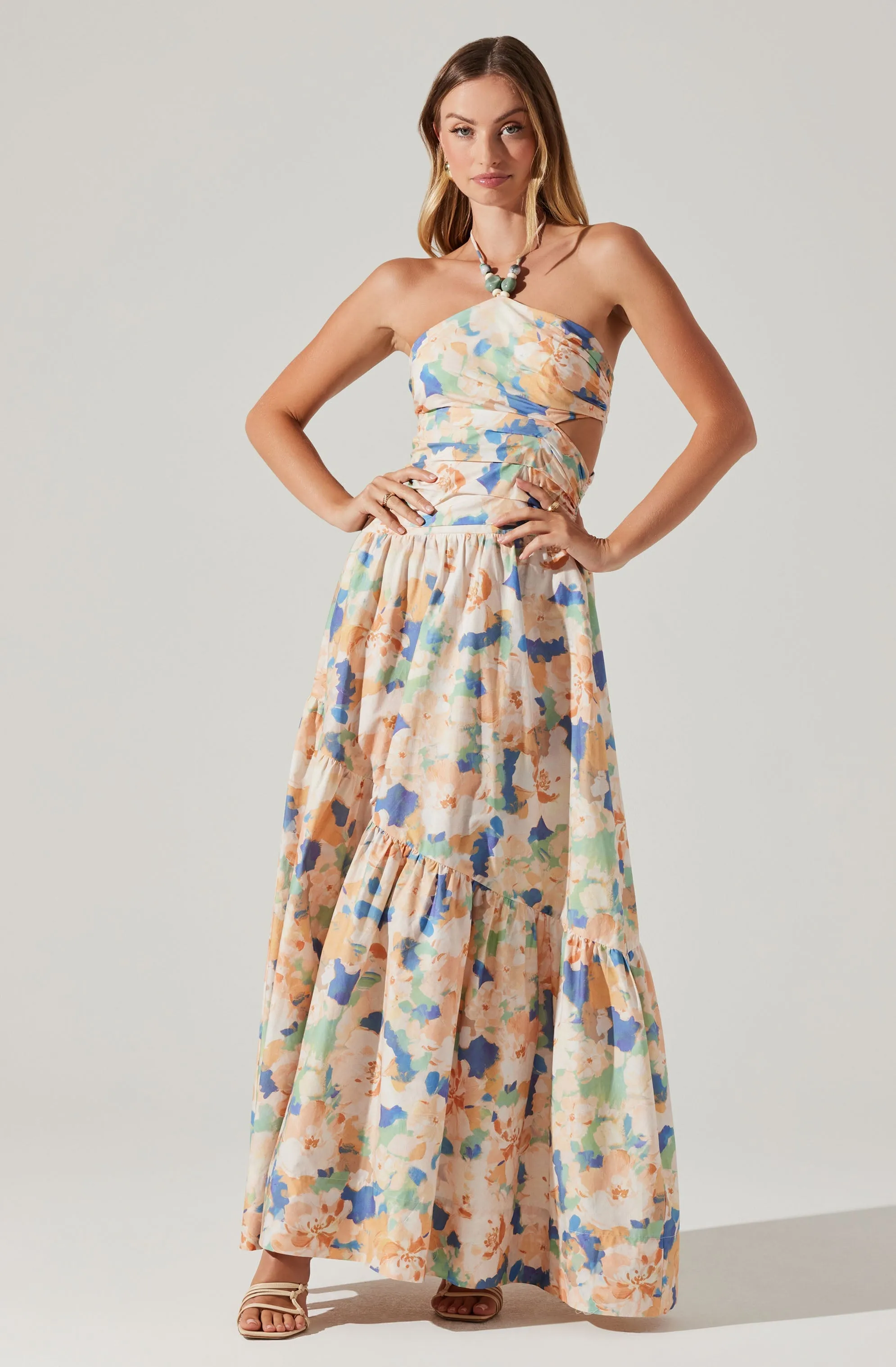 Linnea Halter Maxi Dress