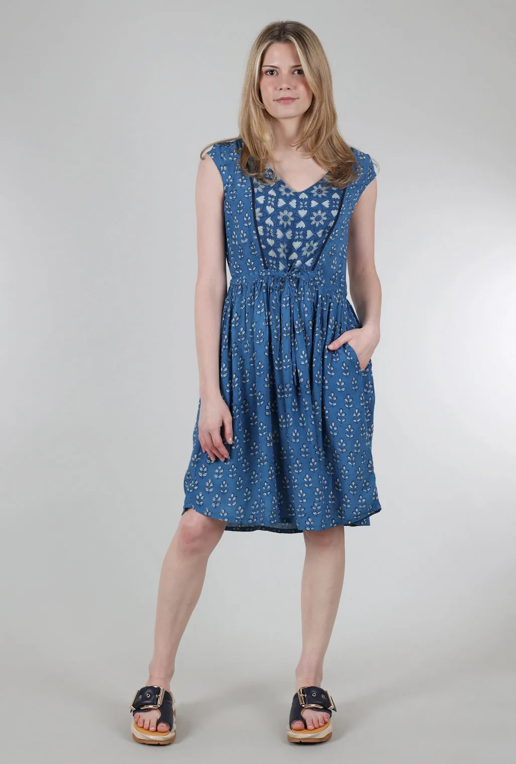 Nashville Dress, Indigo