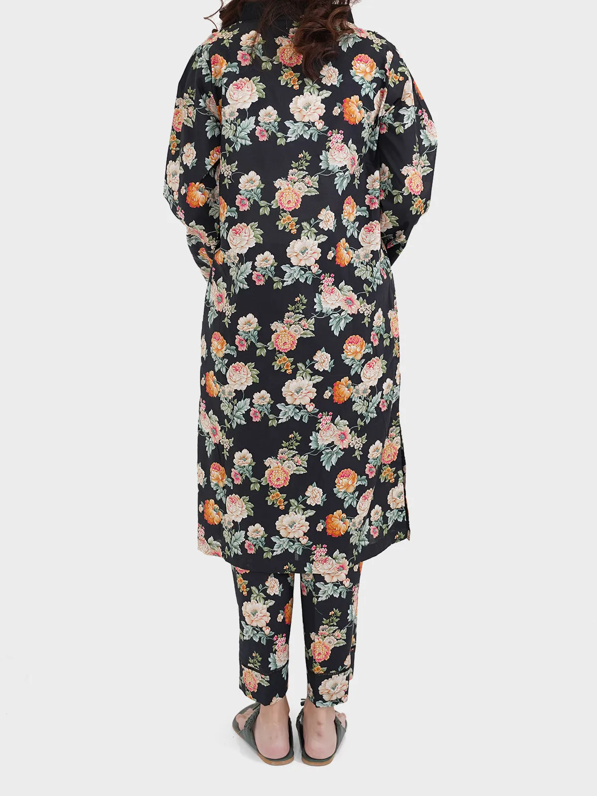 "IOANE" Printed Two Piece Suit