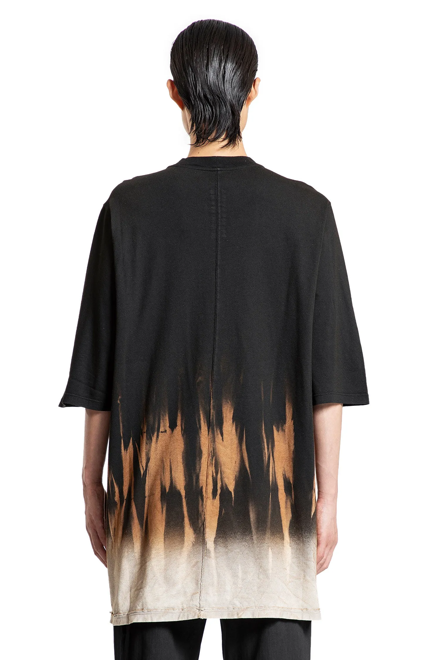 RICK OWENS DRKSHDW MAN BLACK T-SHIRTS & TANK TOPS