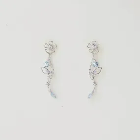 Silver Astilbe Earrings