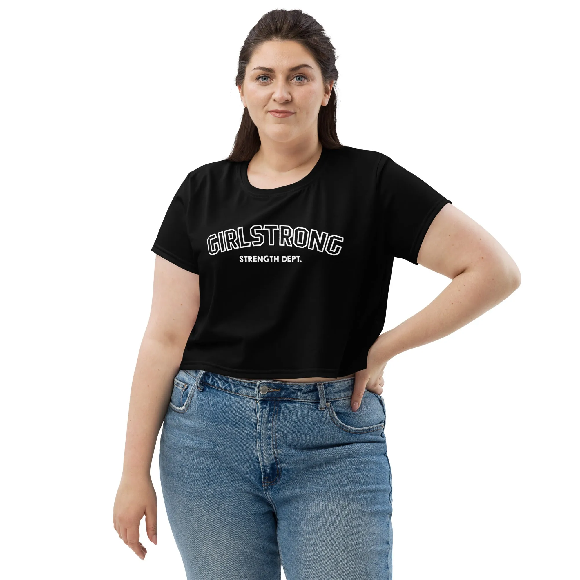 SUPER STRETCH BABY TEE BLACK