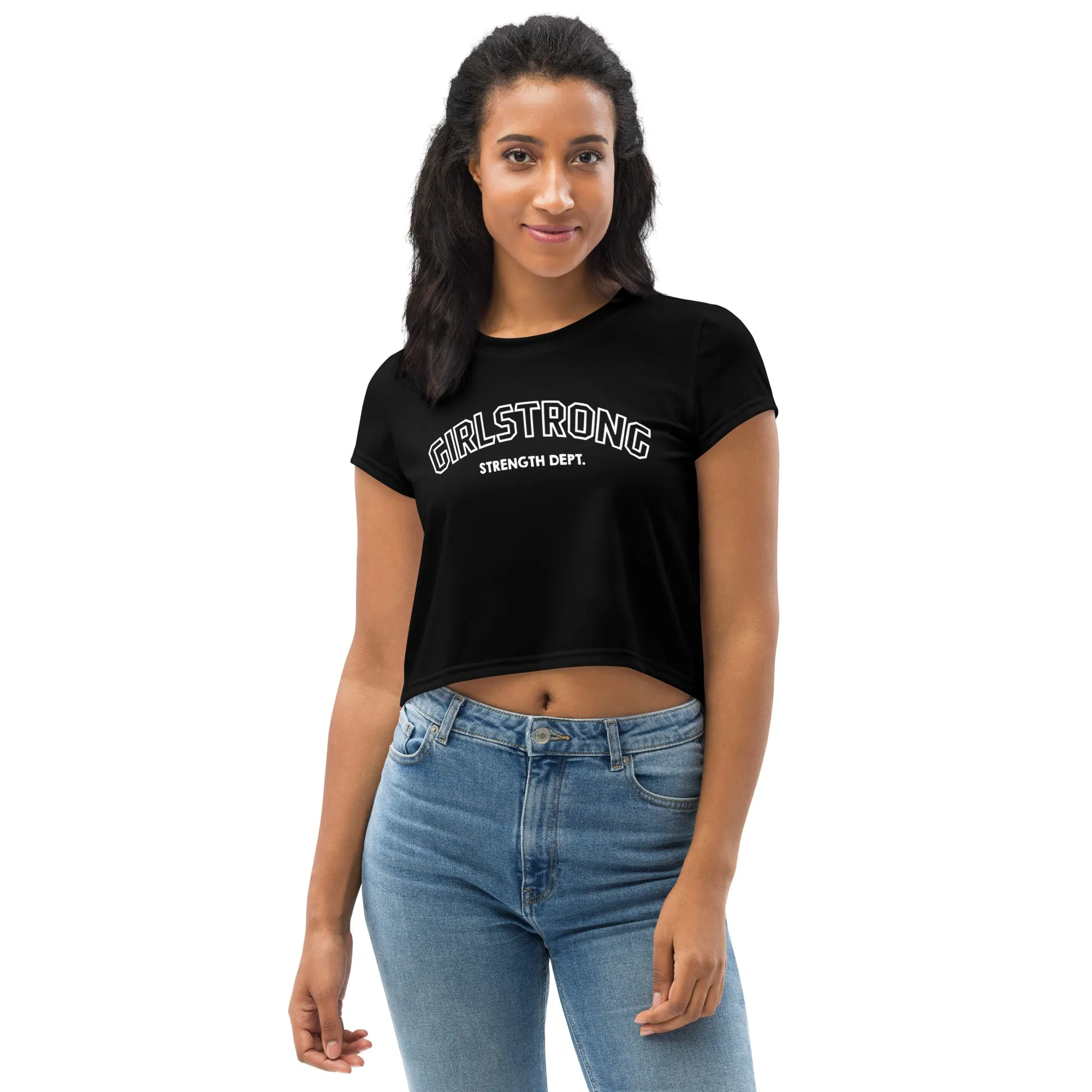 SUPER STRETCH BABY TEE BLACK