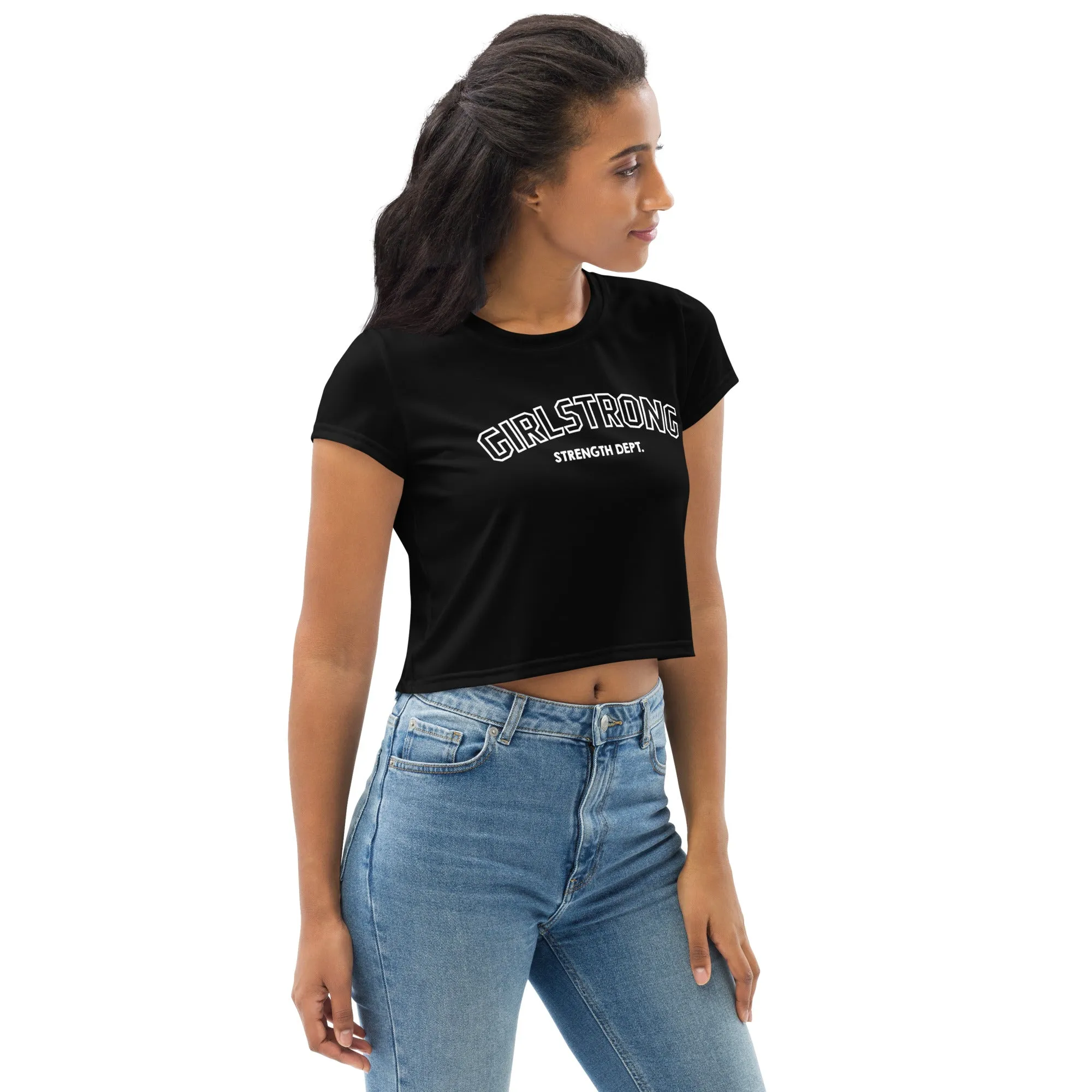 SUPER STRETCH BABY TEE BLACK