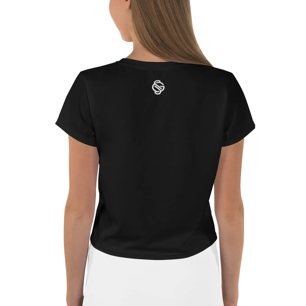 SUPER STRETCH BABY TEE BLACK