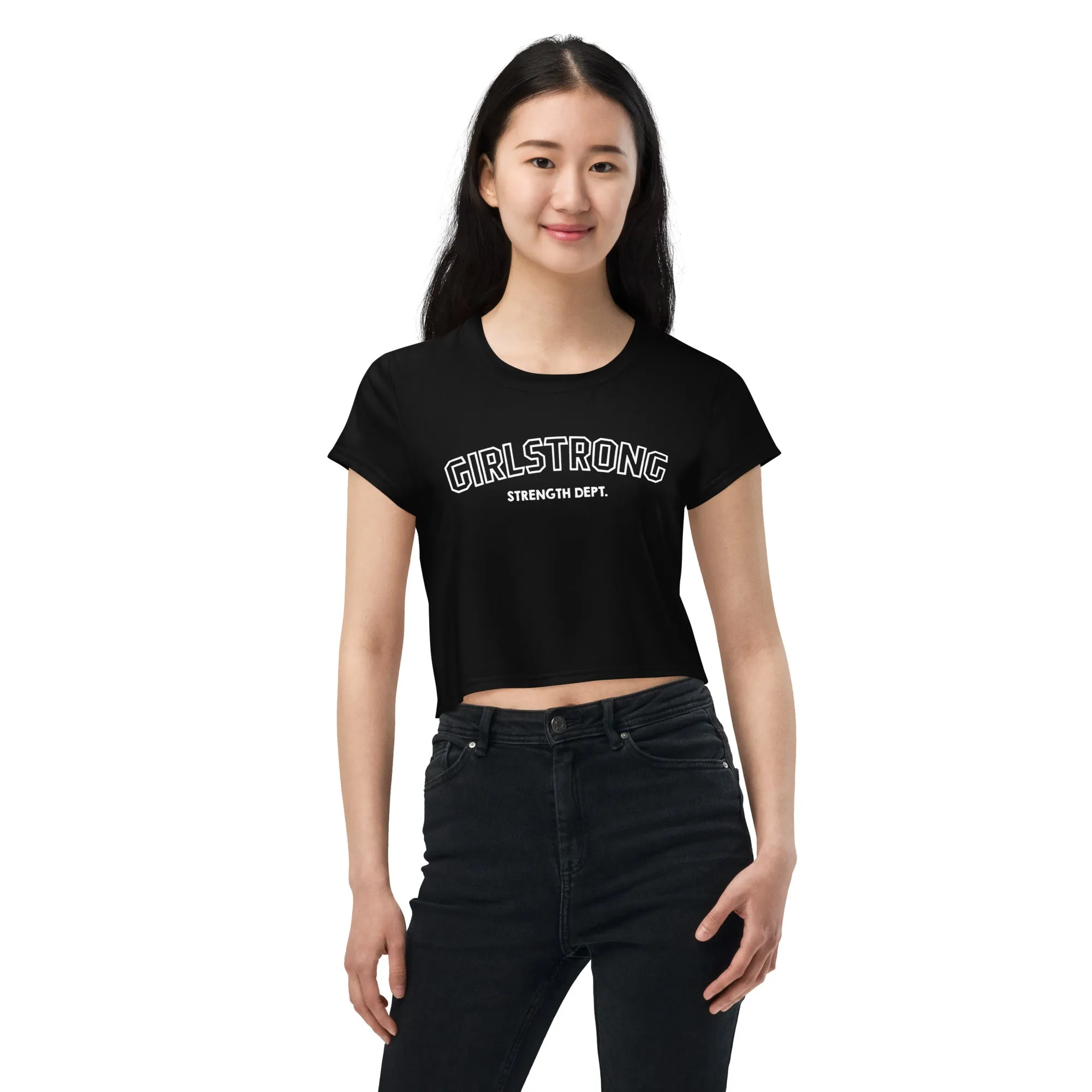 SUPER STRETCH BABY TEE BLACK