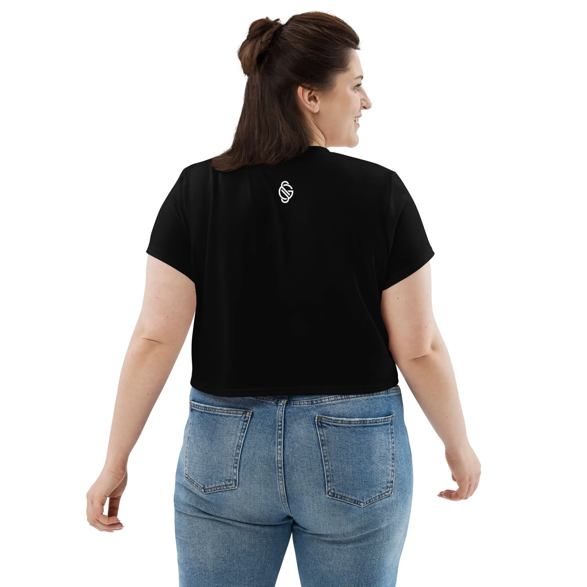 SUPER STRETCH BABY TEE BLACK
