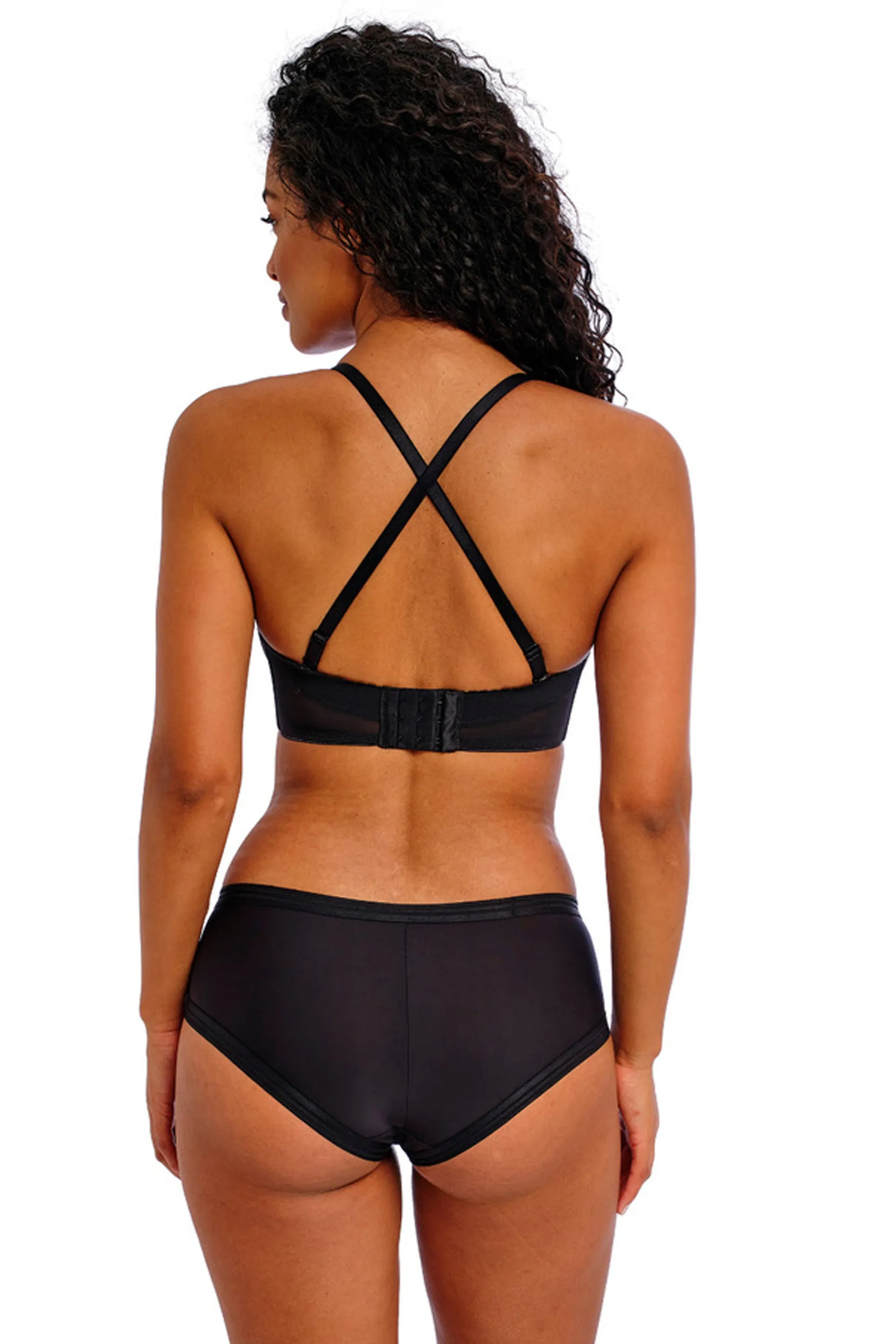 Tailored Moulded Strapless Bra Black