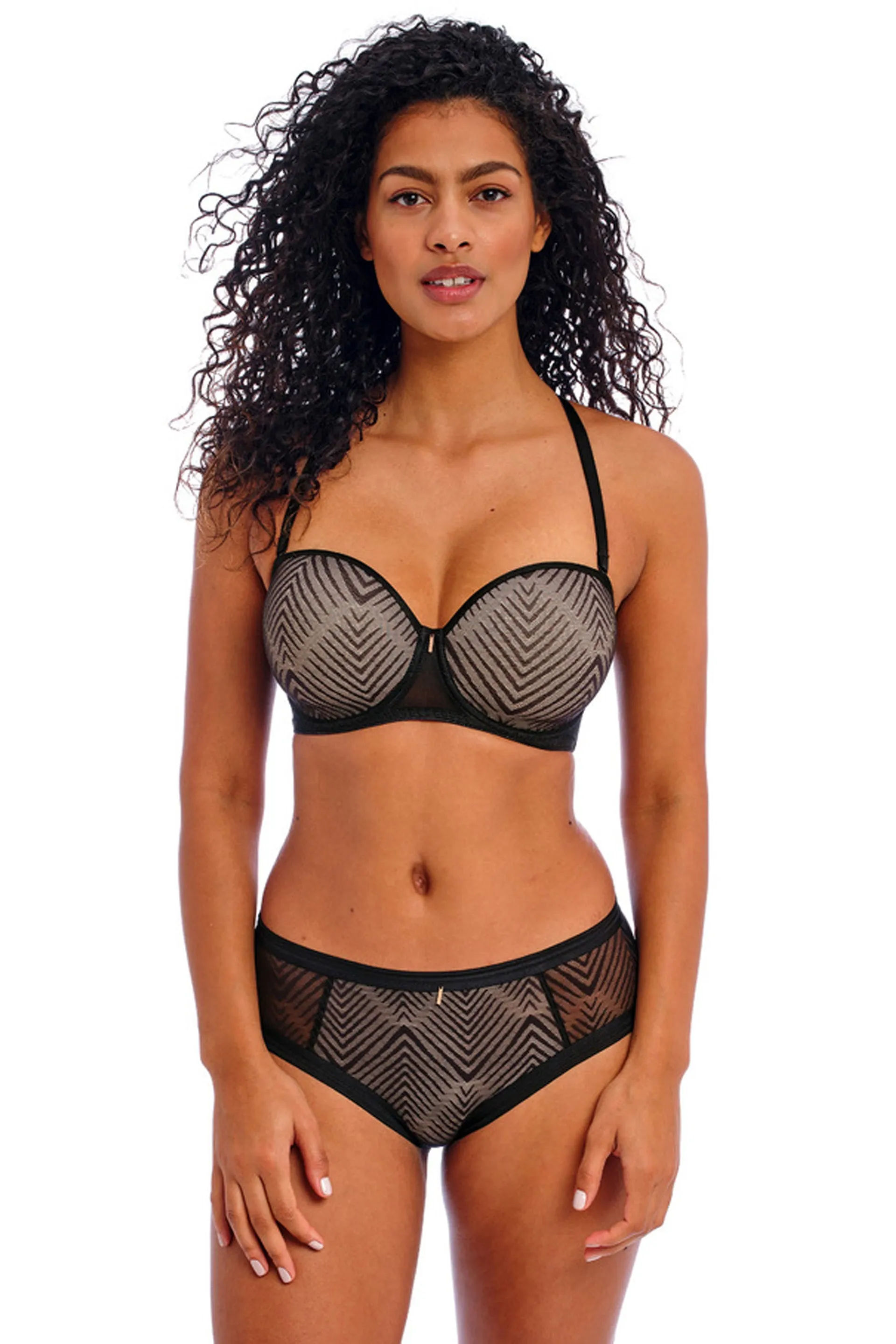 Tailored Moulded Strapless Bra Black