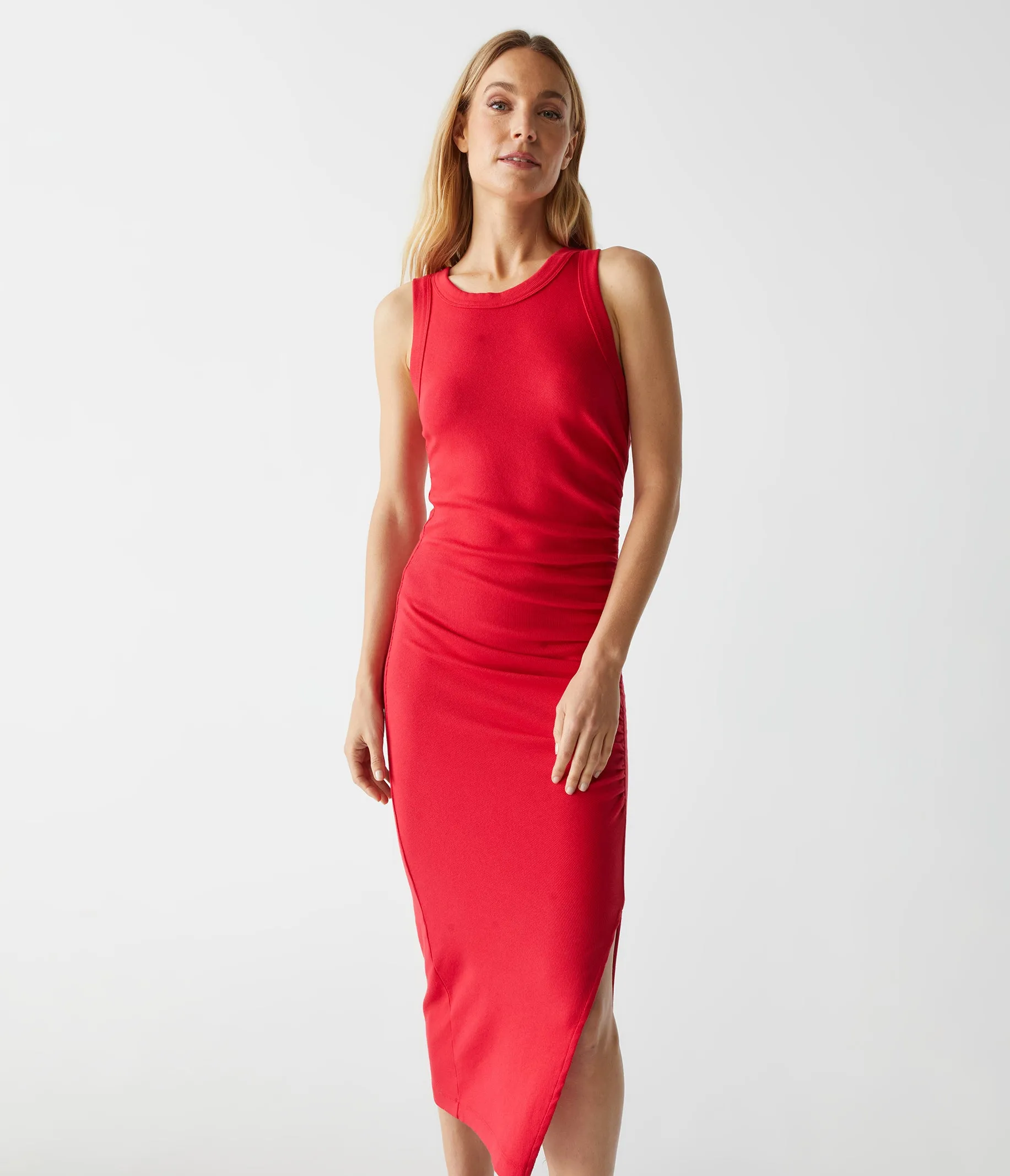 Tala Asymmetrical Midi Dress