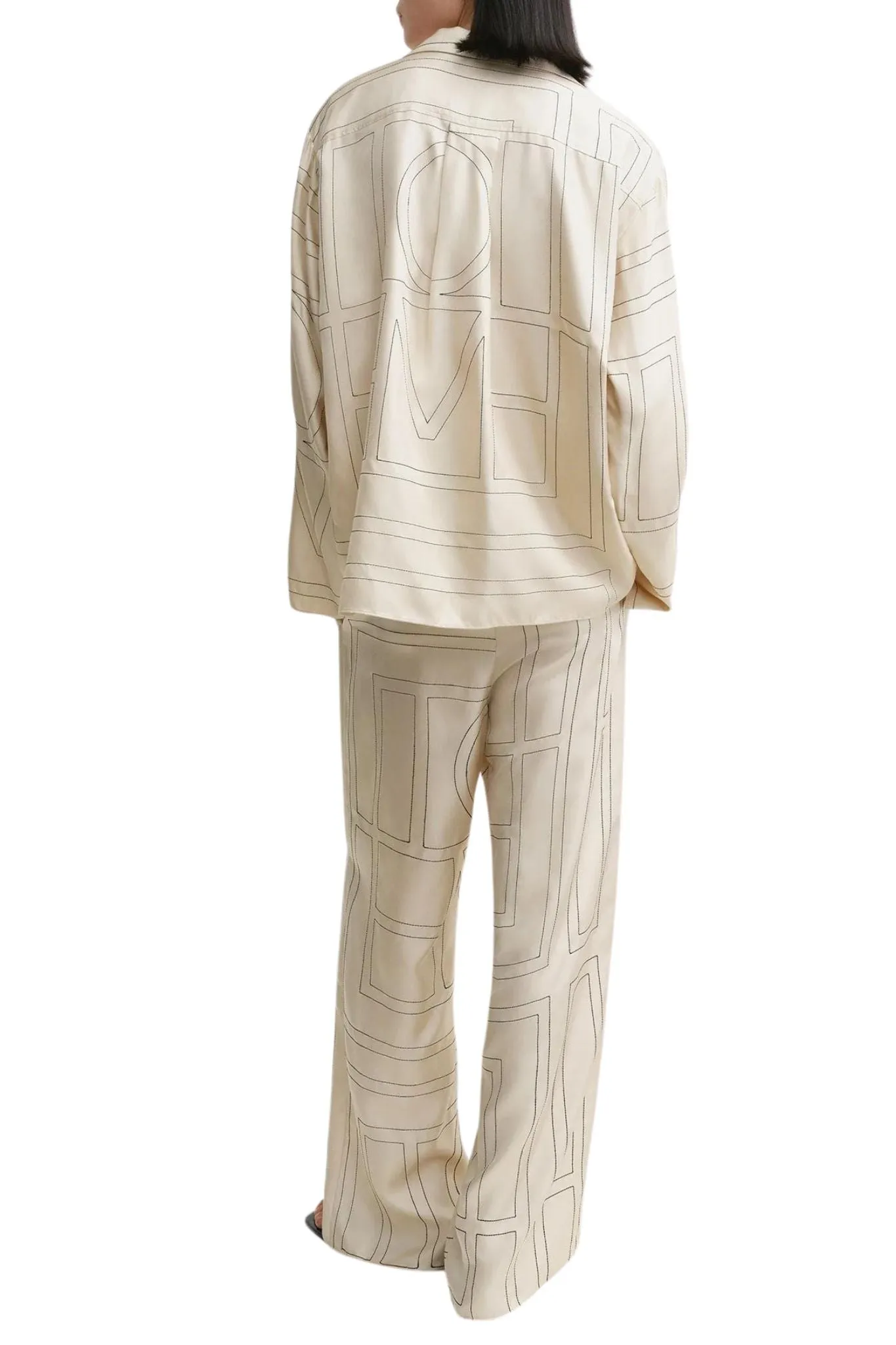 Toteme Monogram Silk PJ Bottoms